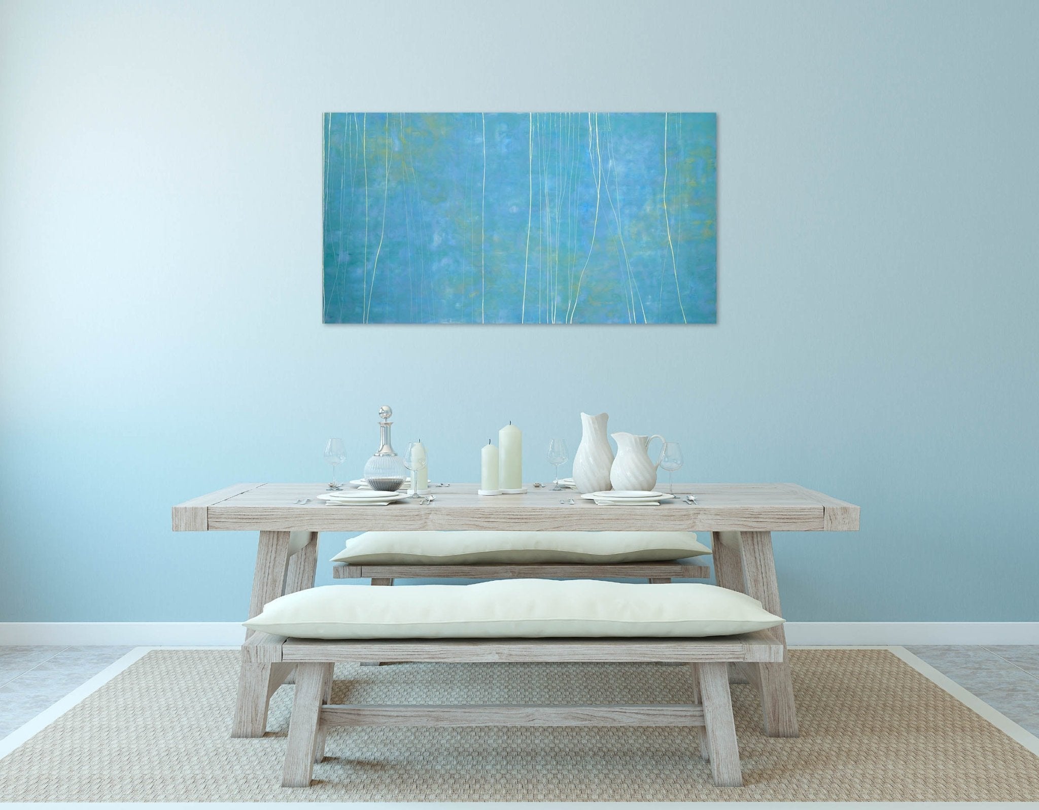 Teach Us to Sit Still - Tracey Adams - Abstract Painting - Ideelart