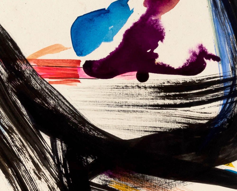 Calligraph - Laura Newman - Abstract Painting - Ideelart