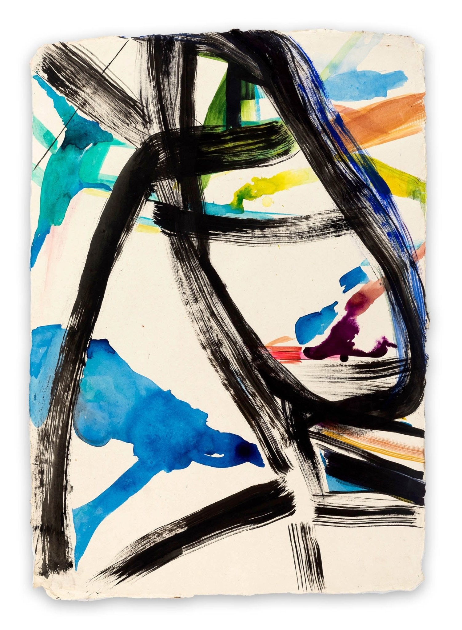 Calligraph - Laura Newman - Abstract Painting - Ideelart