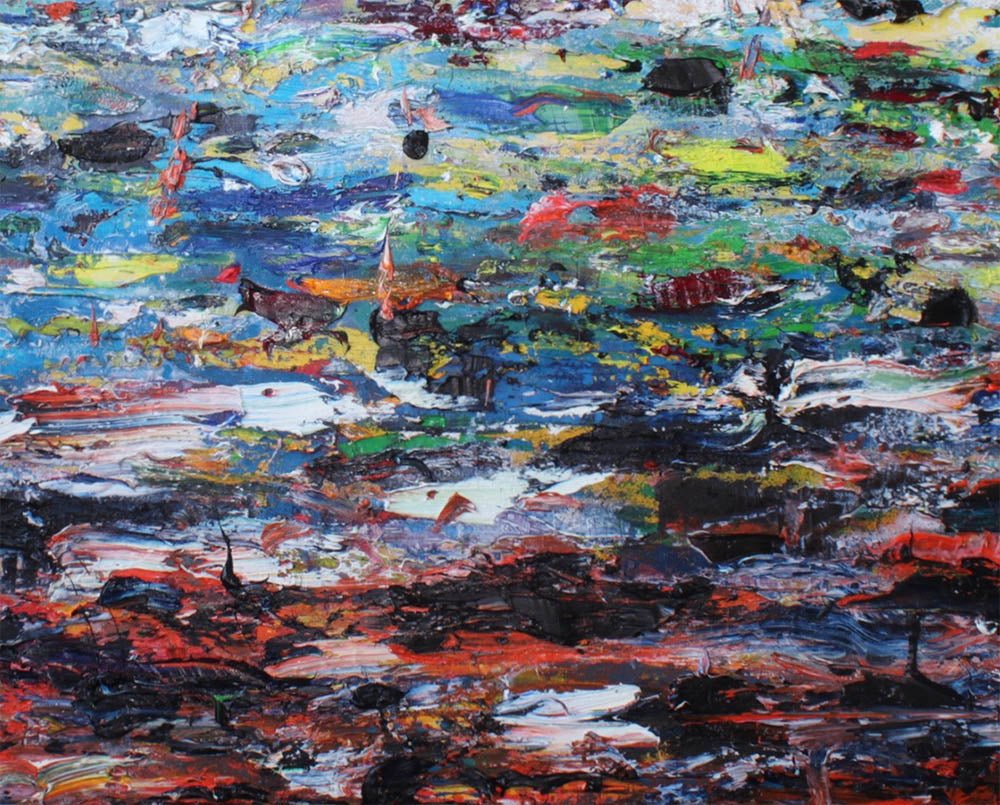 Paysage (Ref 18085) - Martin Reyna - Abstract Painting - Ideelart