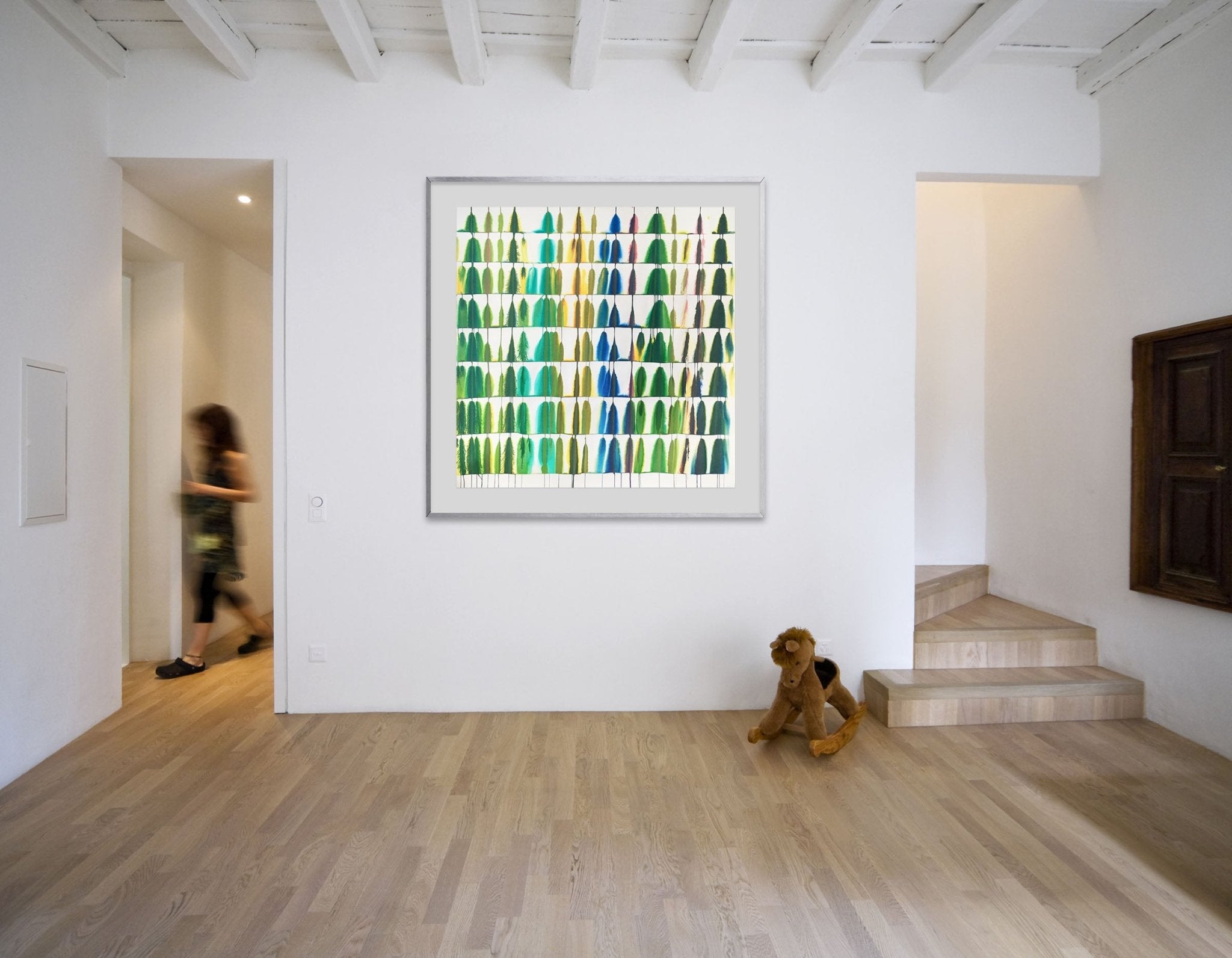 Untitled (Ref 19013) - Martin Reyna - Abstract Painting - Ideelart