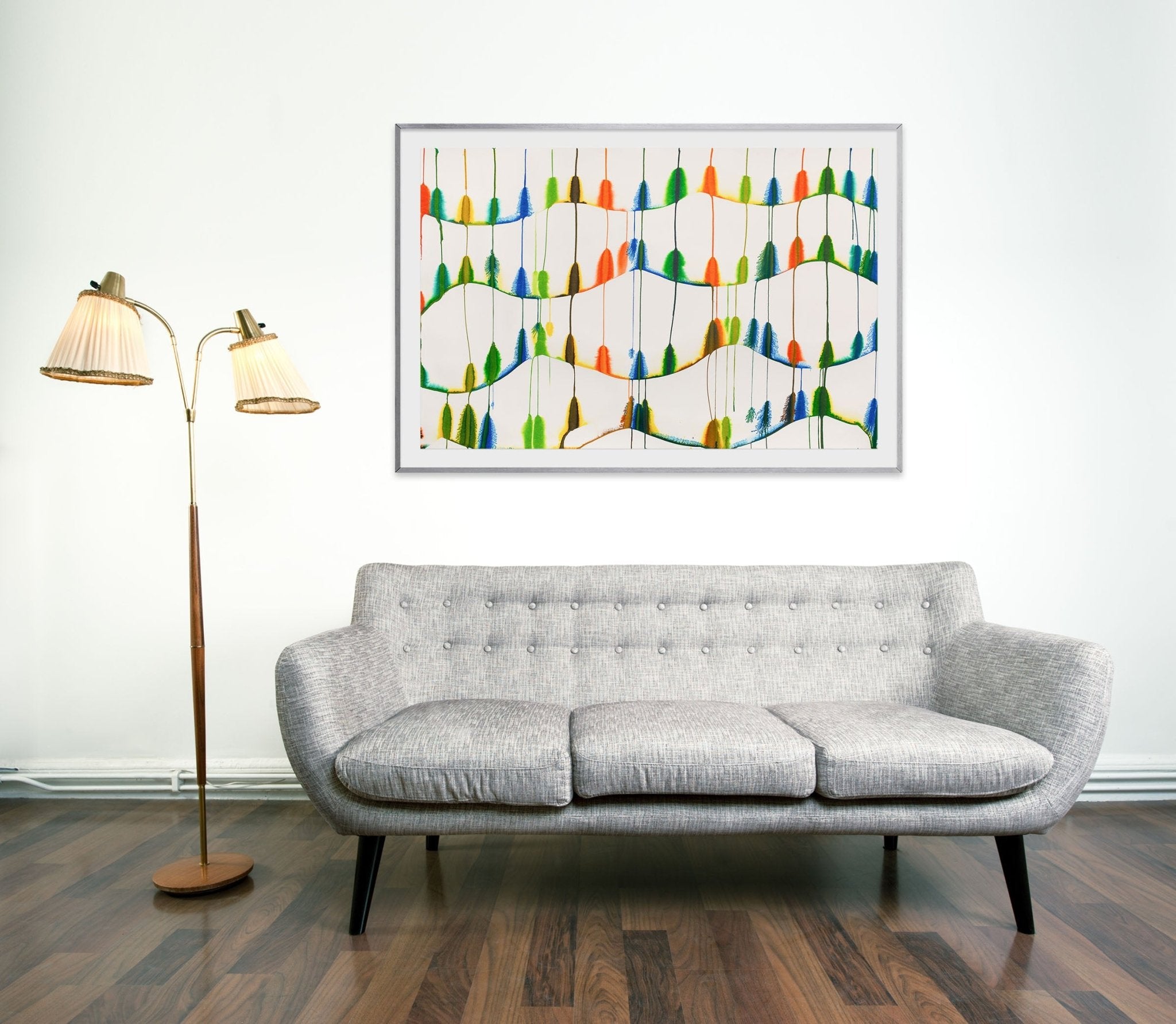 Untitled (Ref 19016) - Martin Reyna - Abstract Painting - Ideelart