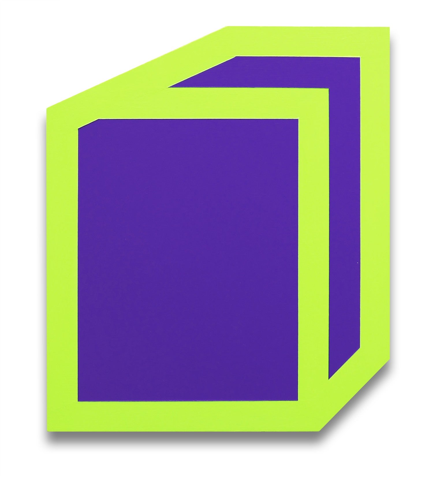 Double Stitch (purple and green)