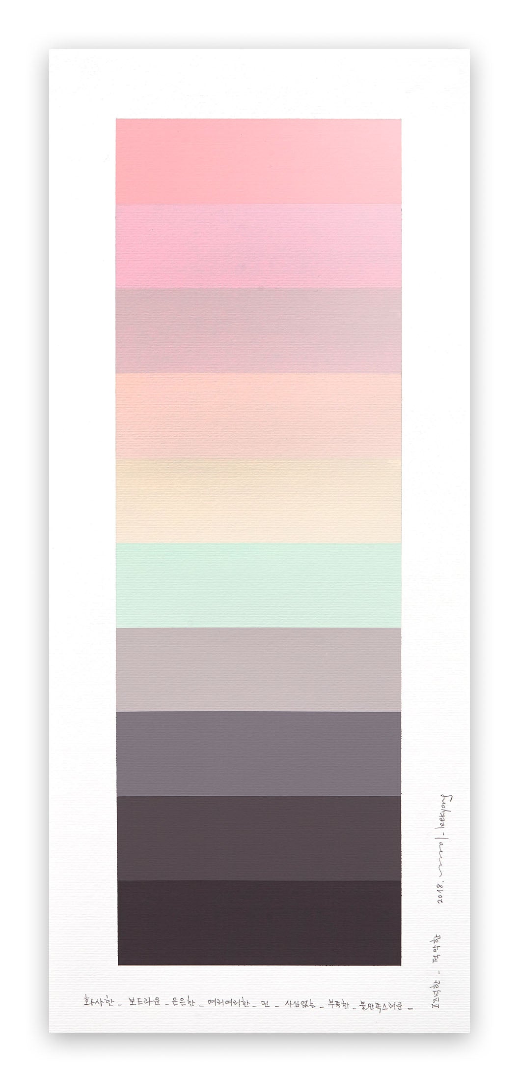 Emotional color chart 093