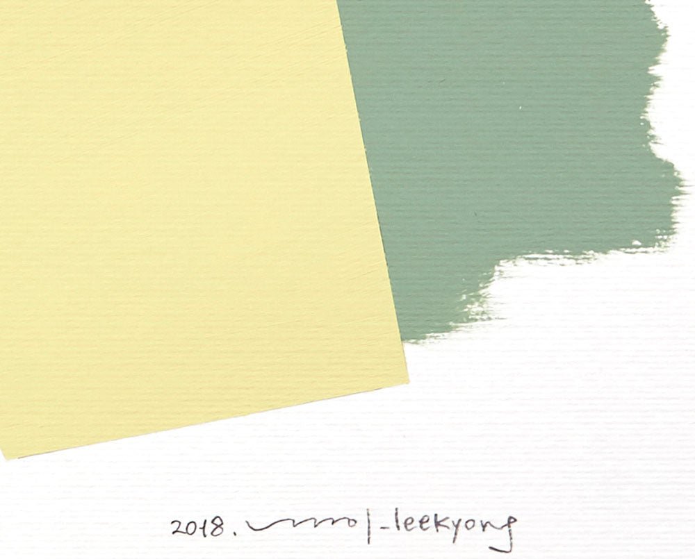 Eckige Masse 062 - Kyong Lee - Abstract Painting - Ideelart