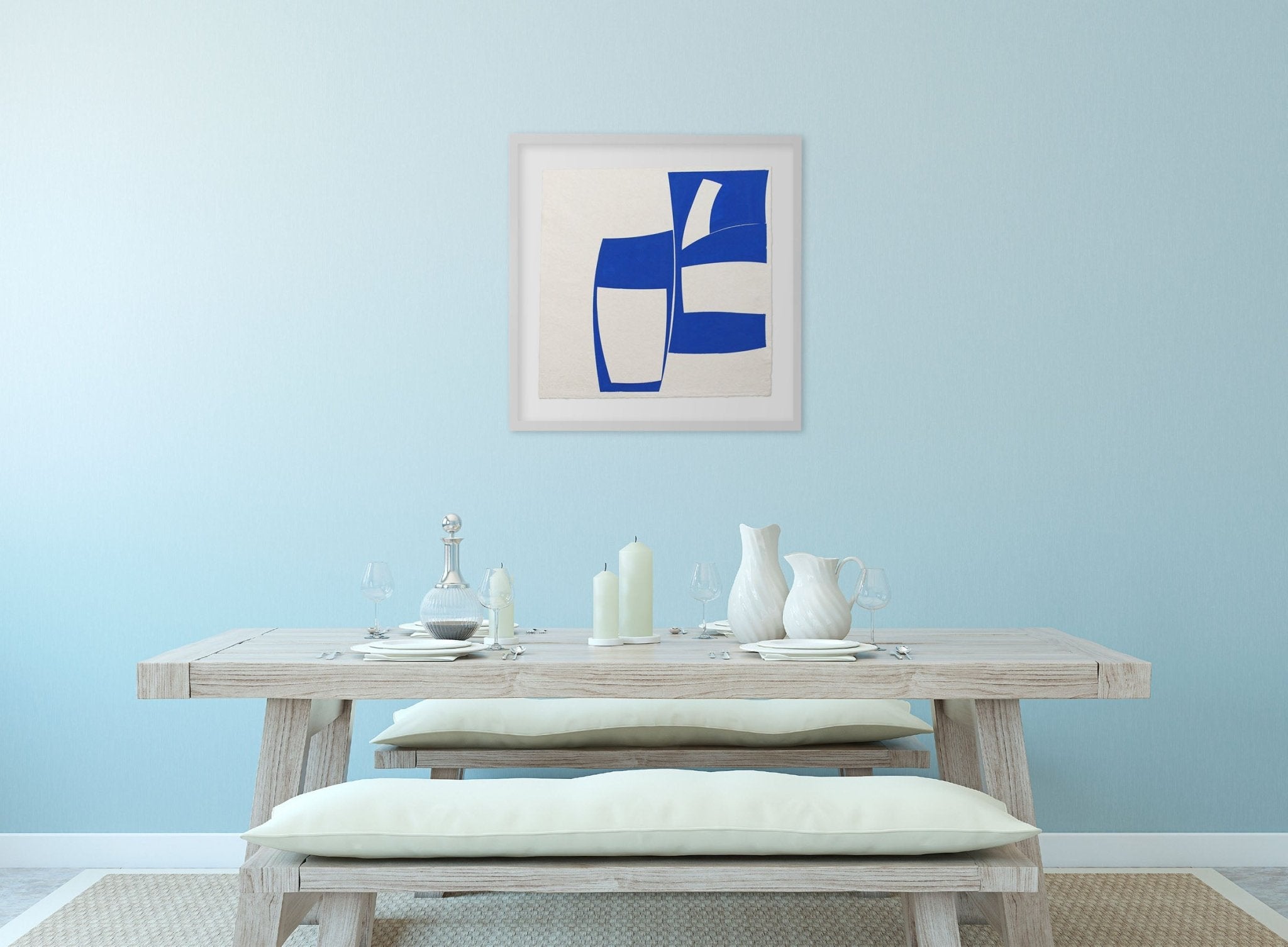 Covers 24 Blue - Joanne Freeman - Abstract Painting - Ideelart