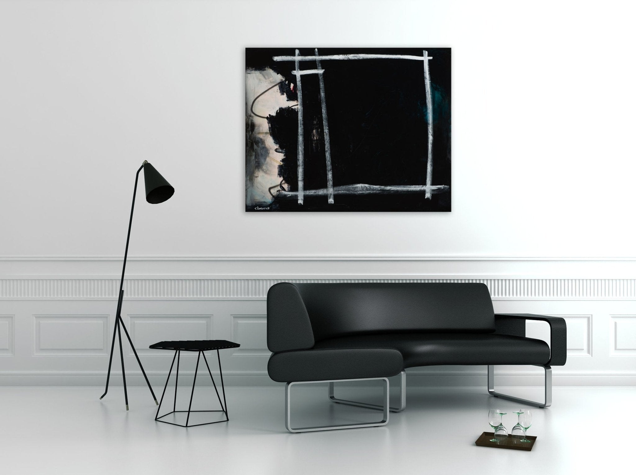 Dive - Tommaso Fattovich - Abstract Painting - Ideelart