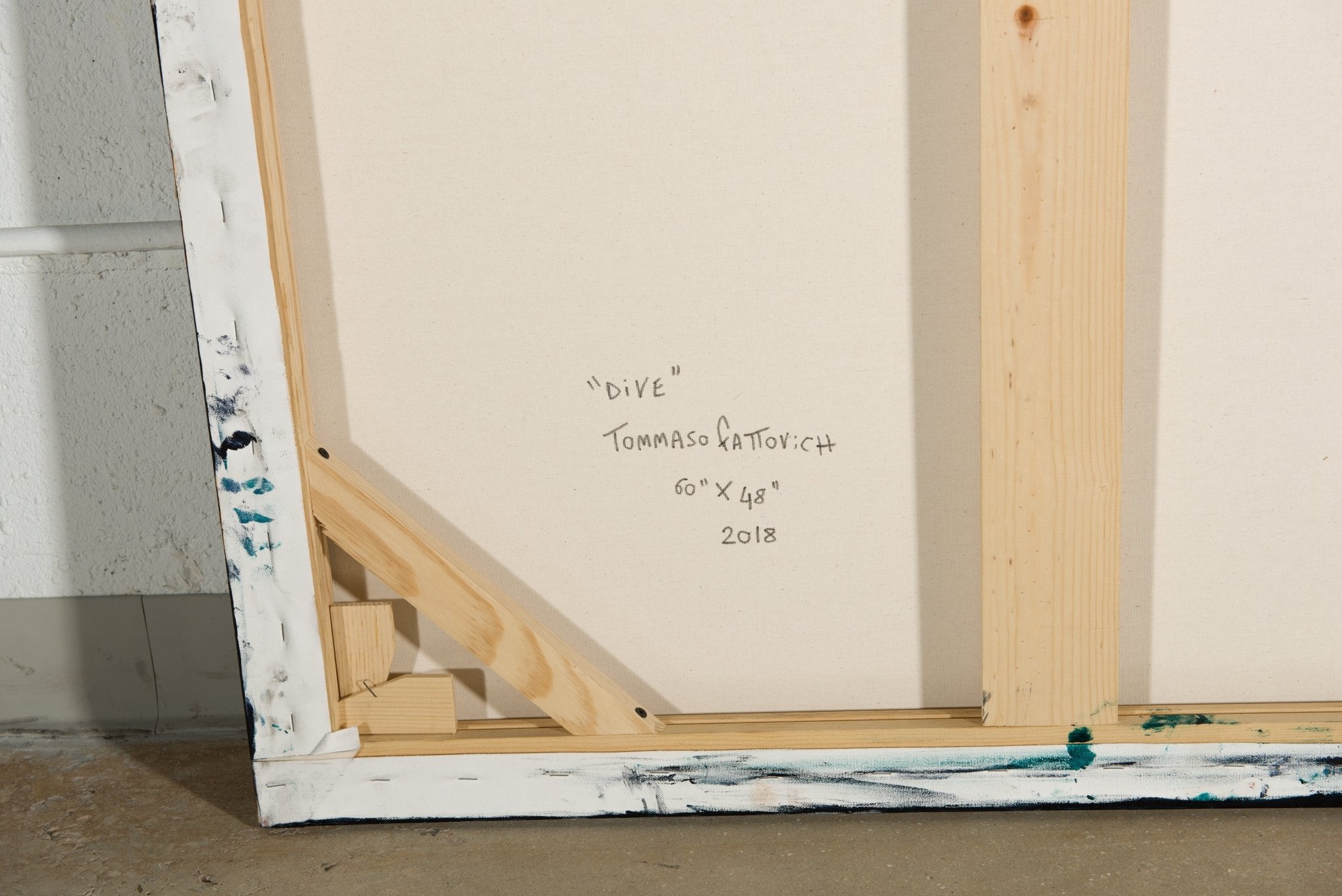 Dive - Tommaso Fattovich - Abstract Painting - Ideelart