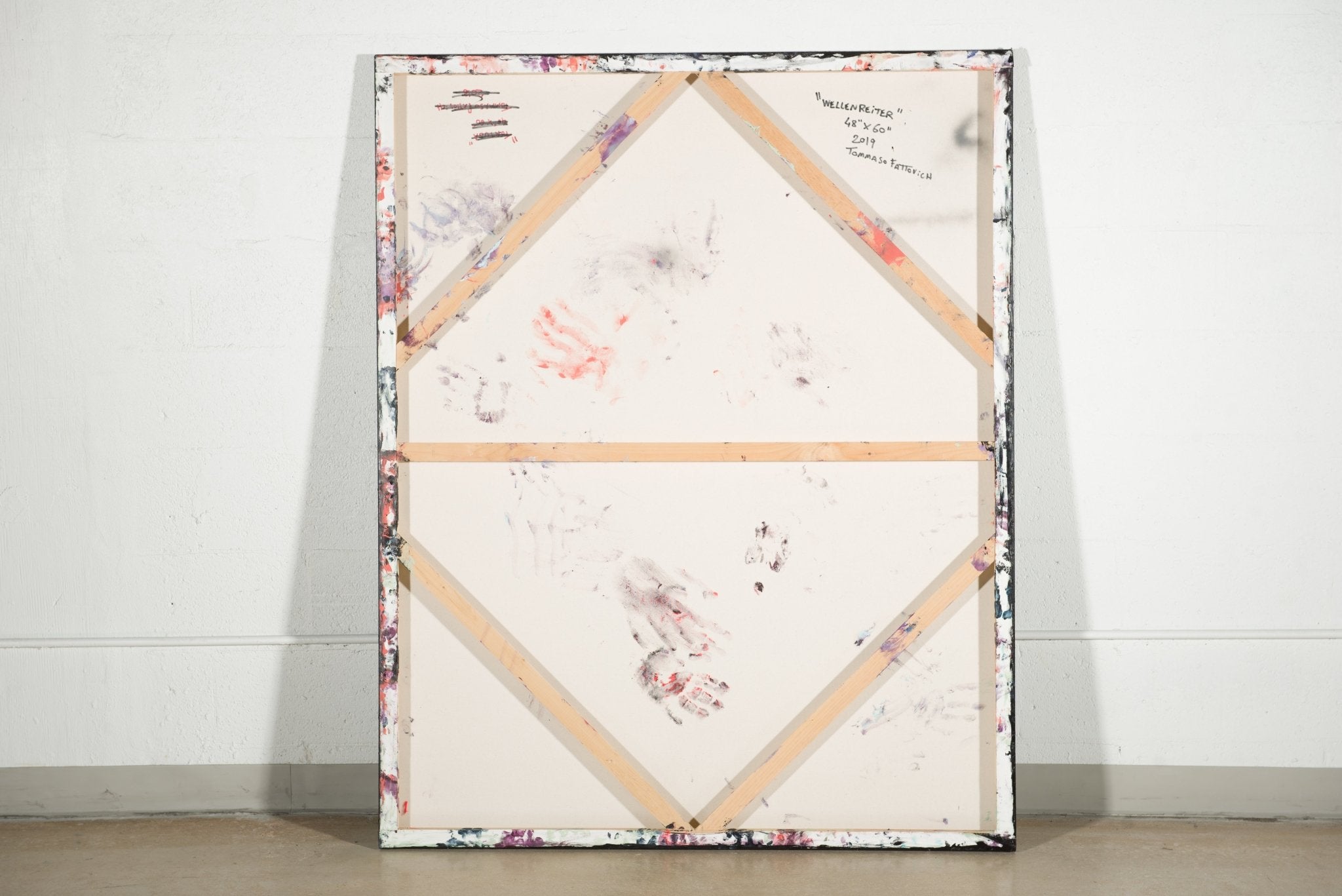 Wellenreiter - Tommaso Fattovich - Abstract Painting - Ideelart