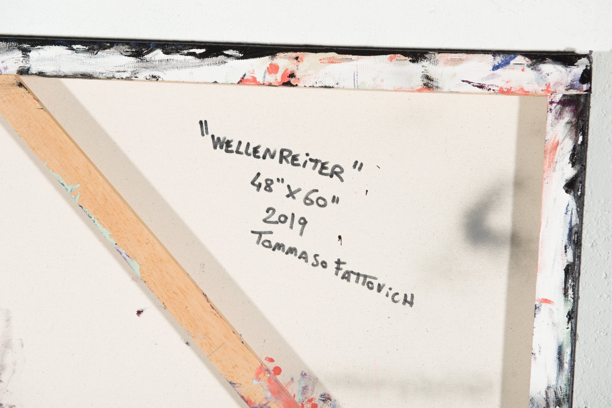 Wellenreiter - Tommaso Fattovich - Abstract Painting - Ideelart