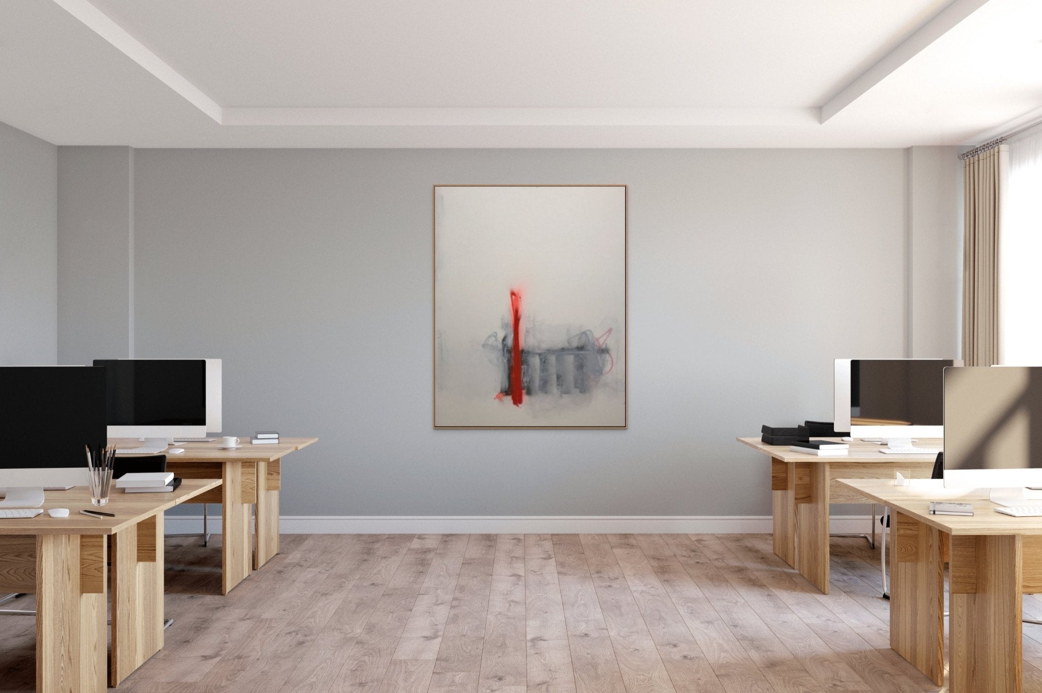 Stazione Centrale - Tommaso Fattovich - Abstract Painting - Ideelart