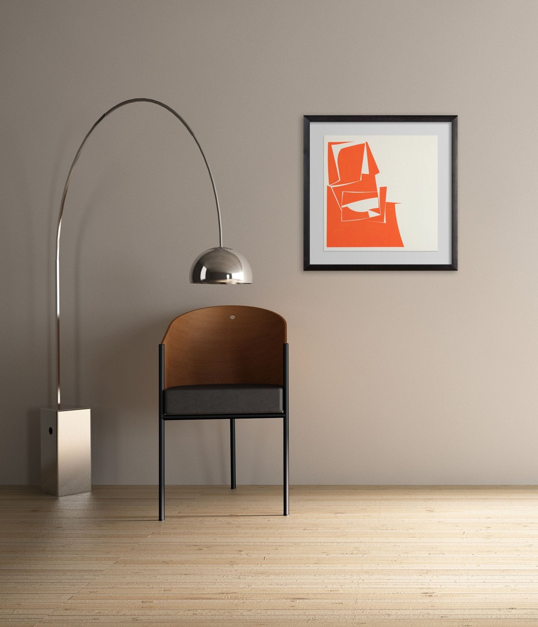 Covers 20 Red A - Joanne Freeman - Abstract Painting - Ideelart