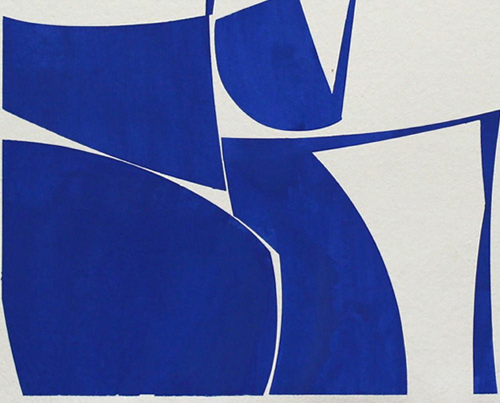 Covers 24 Blue G Summer - Joanne Freeman - Abstract Painting - Ideelart