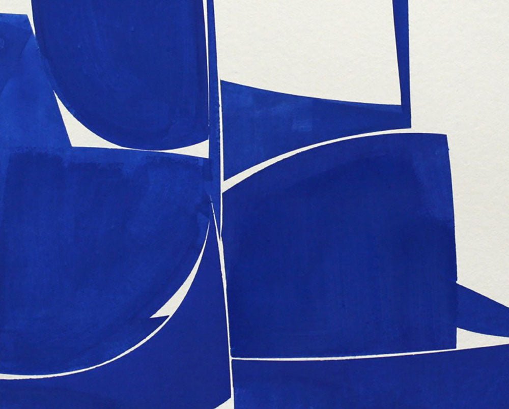 Covers 24 Blue I Summer - Joanne Freeman - Abstract Painting - Ideelart