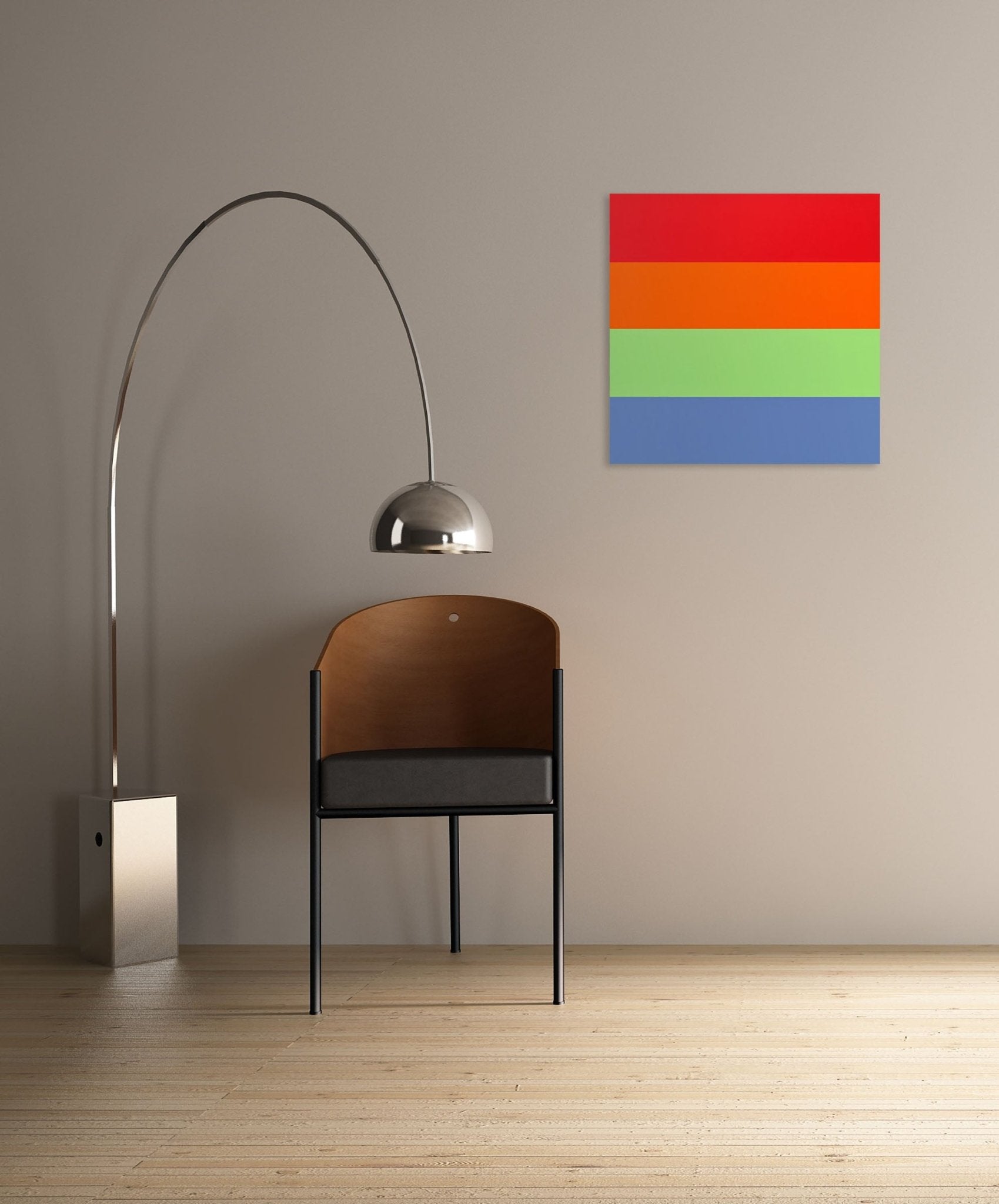 Farm - Brent Hallard - Abstract Painting - Ideelart