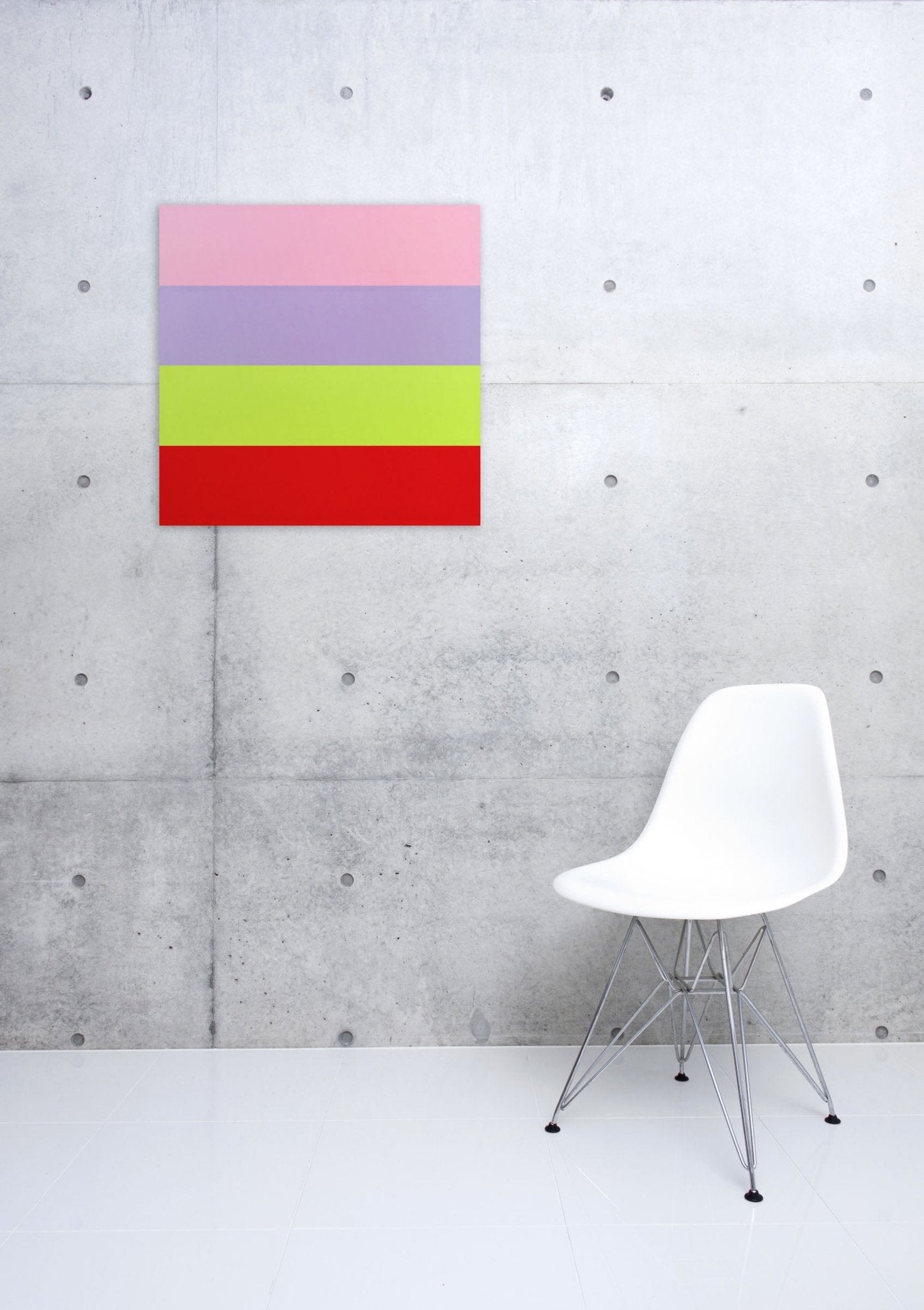 Lavender Strike II - Brent Hallard - Abstract Painting - Ideelart