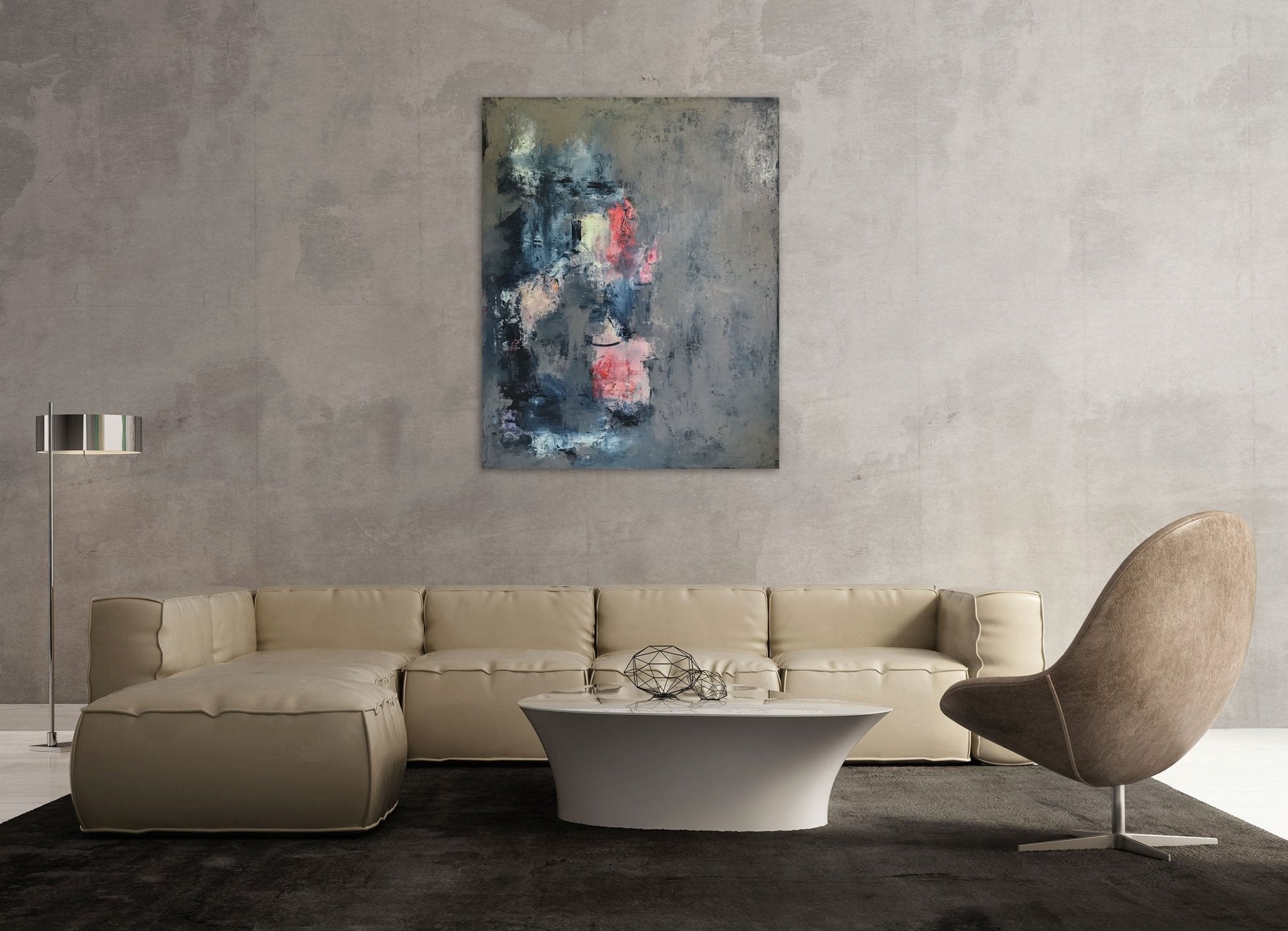 Overthrow - Tommaso Fattovich - Abstract Painting - Ideelart