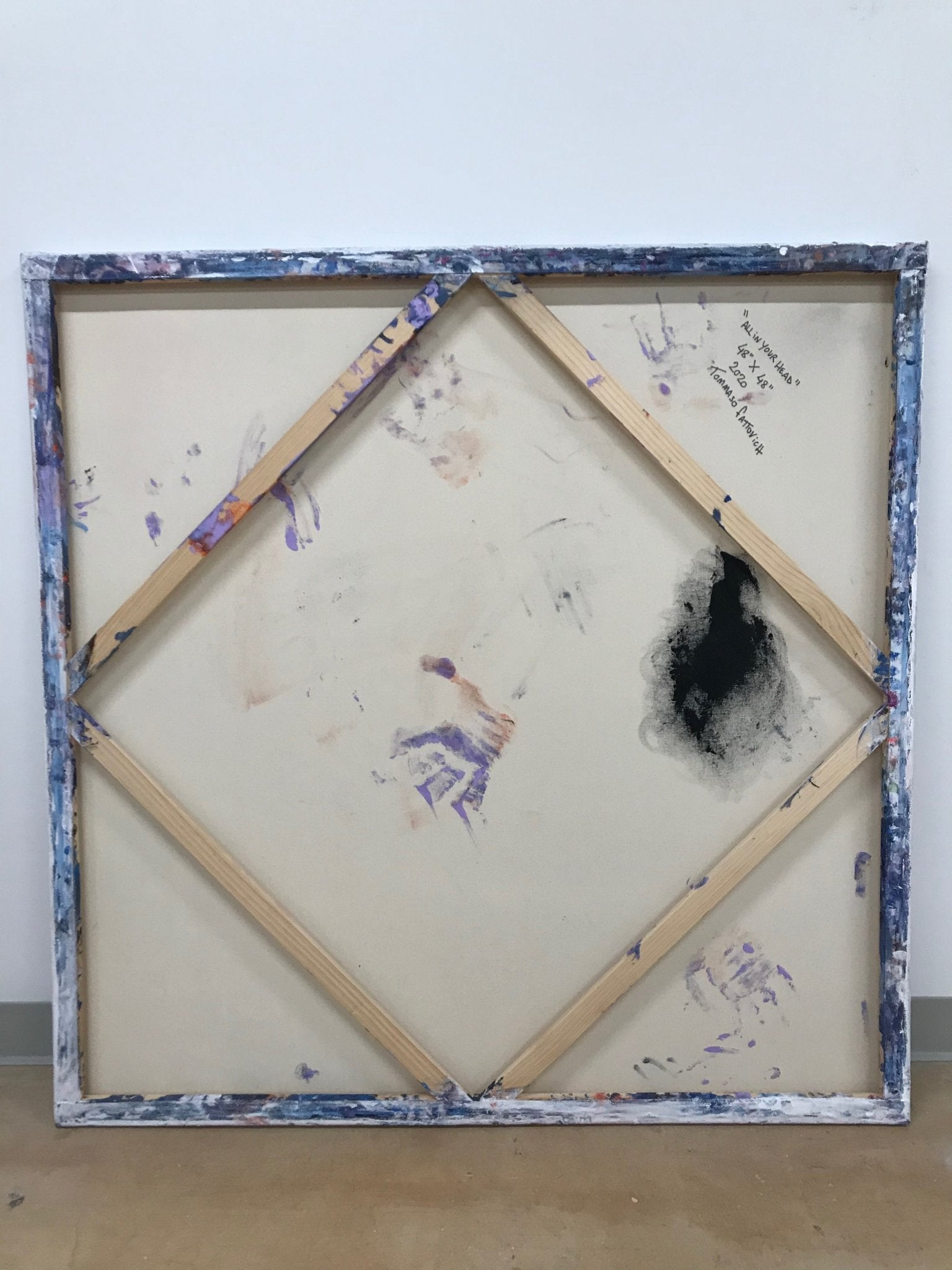 All In Your Head - Tommaso Fattovich - Abstract Painting - Ideelart