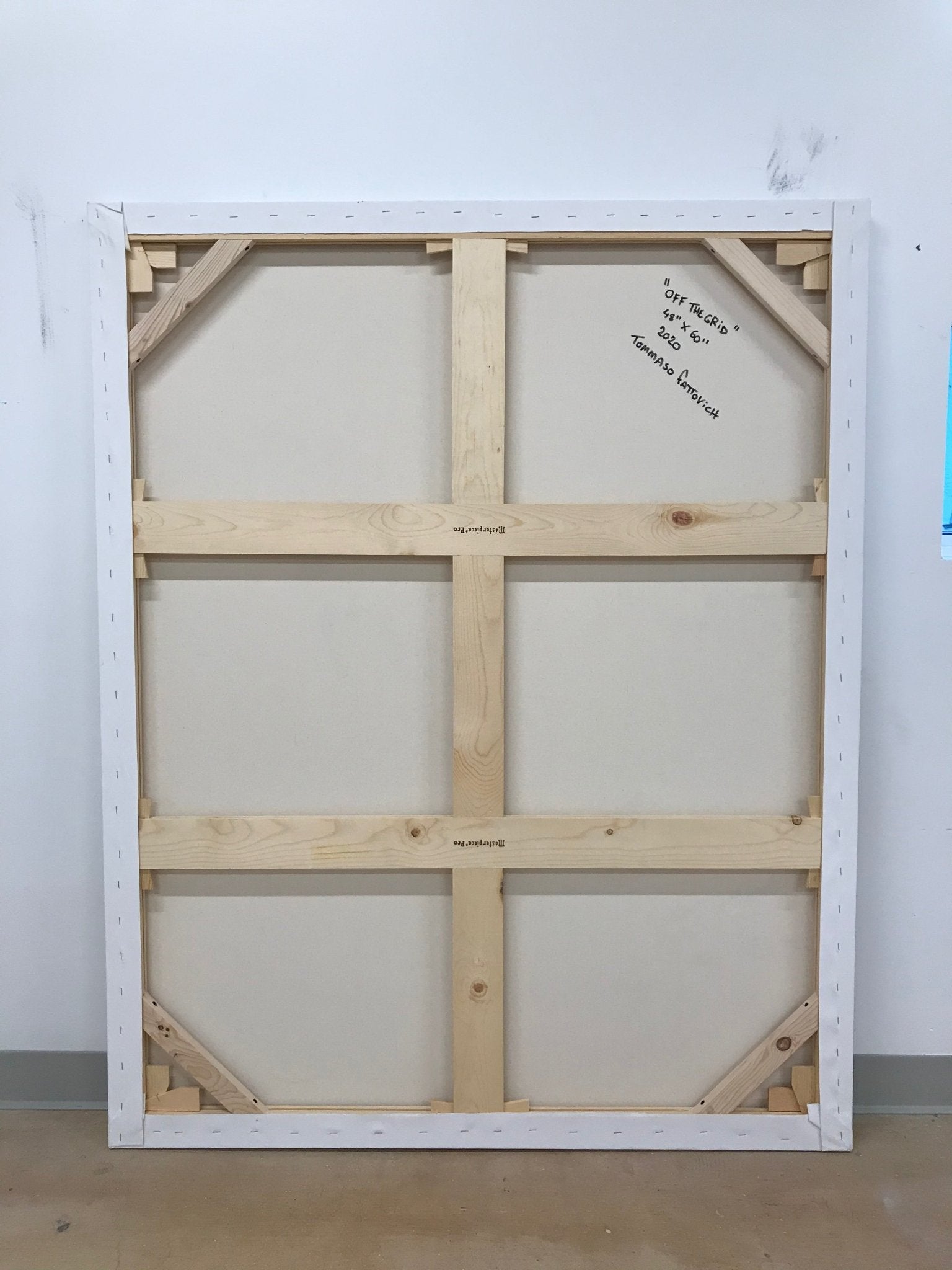 Off the Grid - Tommaso Fattovich - Abstract Painting - Ideelart