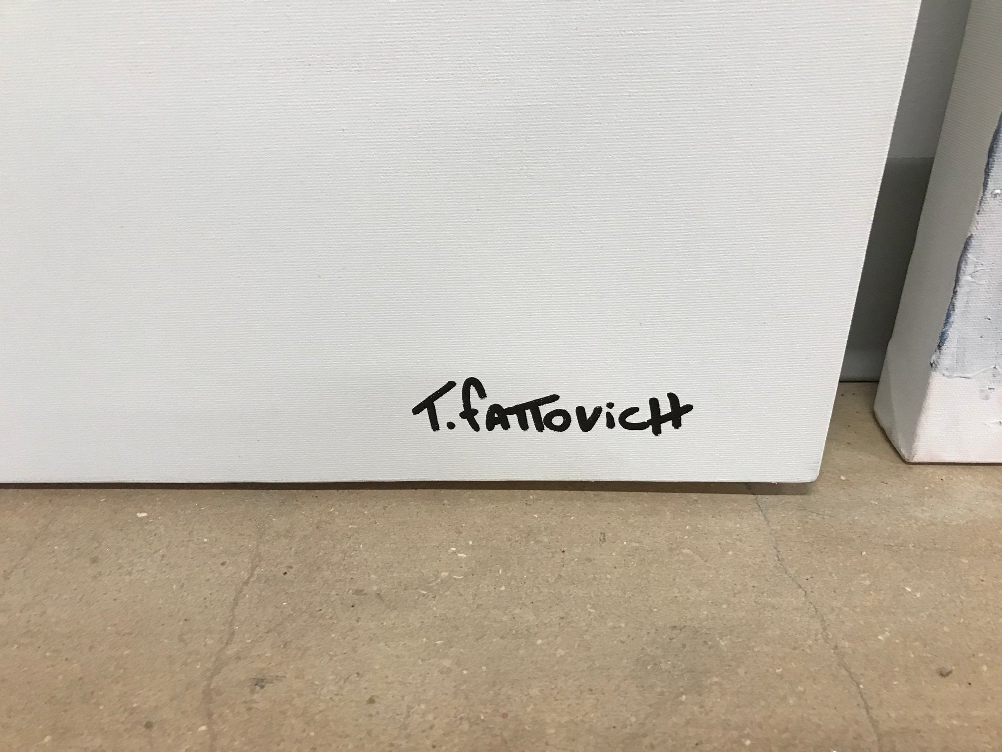 Future Diptych - Tommaso Fattovich - Abstract Painting - Ideelart