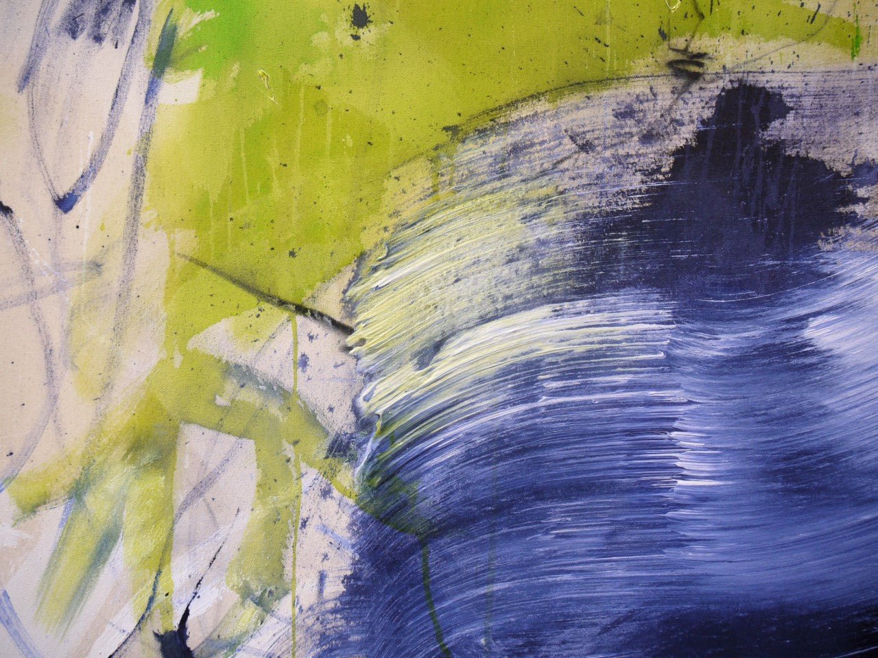 A Breath of Summer I - Daniela Schweinsberg - Abstract Painting - Ideelart