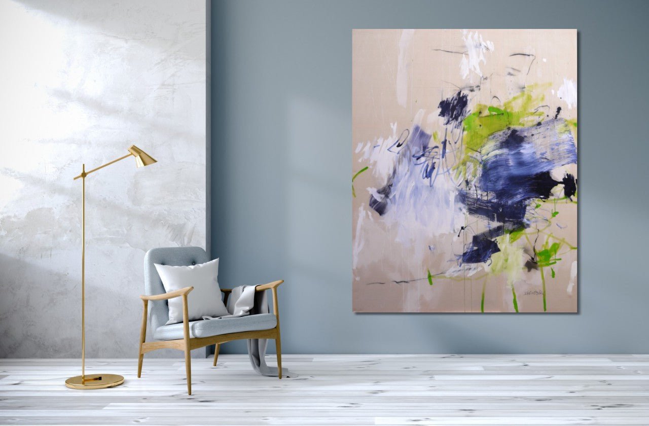 A Breath of Summer I - Daniela Schweinsberg - Abstract Painting - Ideelart