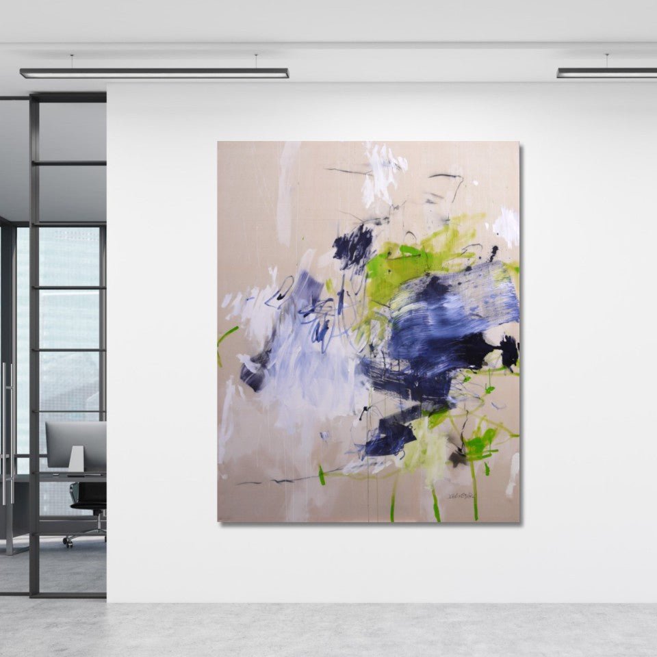 A Breath of Summer I - Daniela Schweinsberg - Abstract Painting - Ideelart