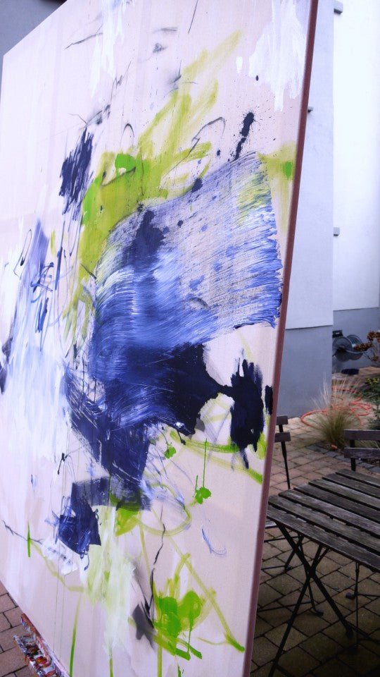 A Breath of Summer I - Daniela Schweinsberg - Abstract Painting - Ideelart