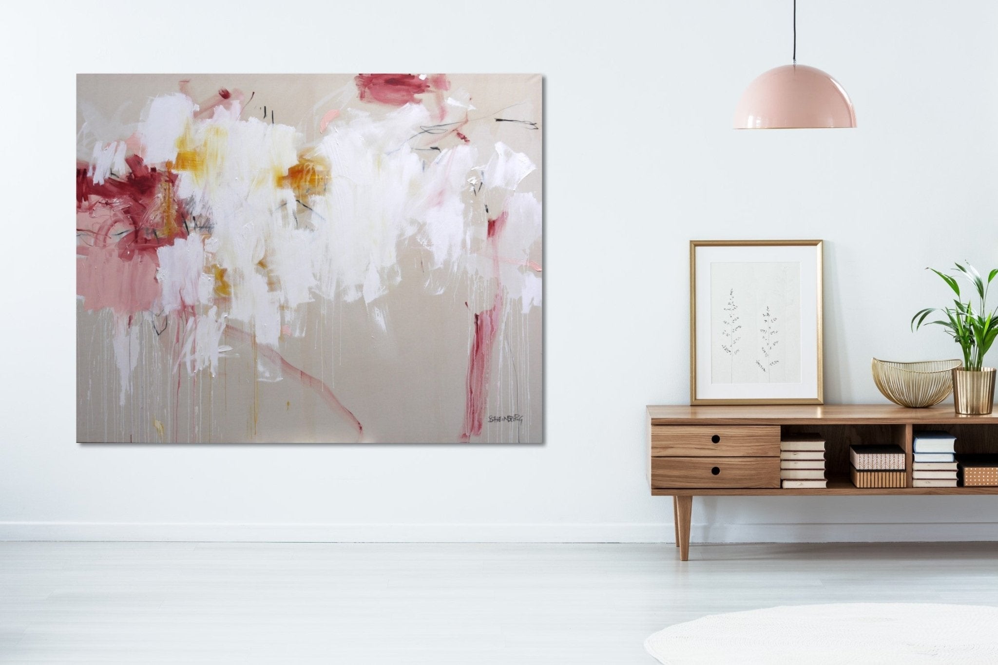 A Breath of Summer II - Daniela Schweinsberg - Abstract Painting - Ideelart