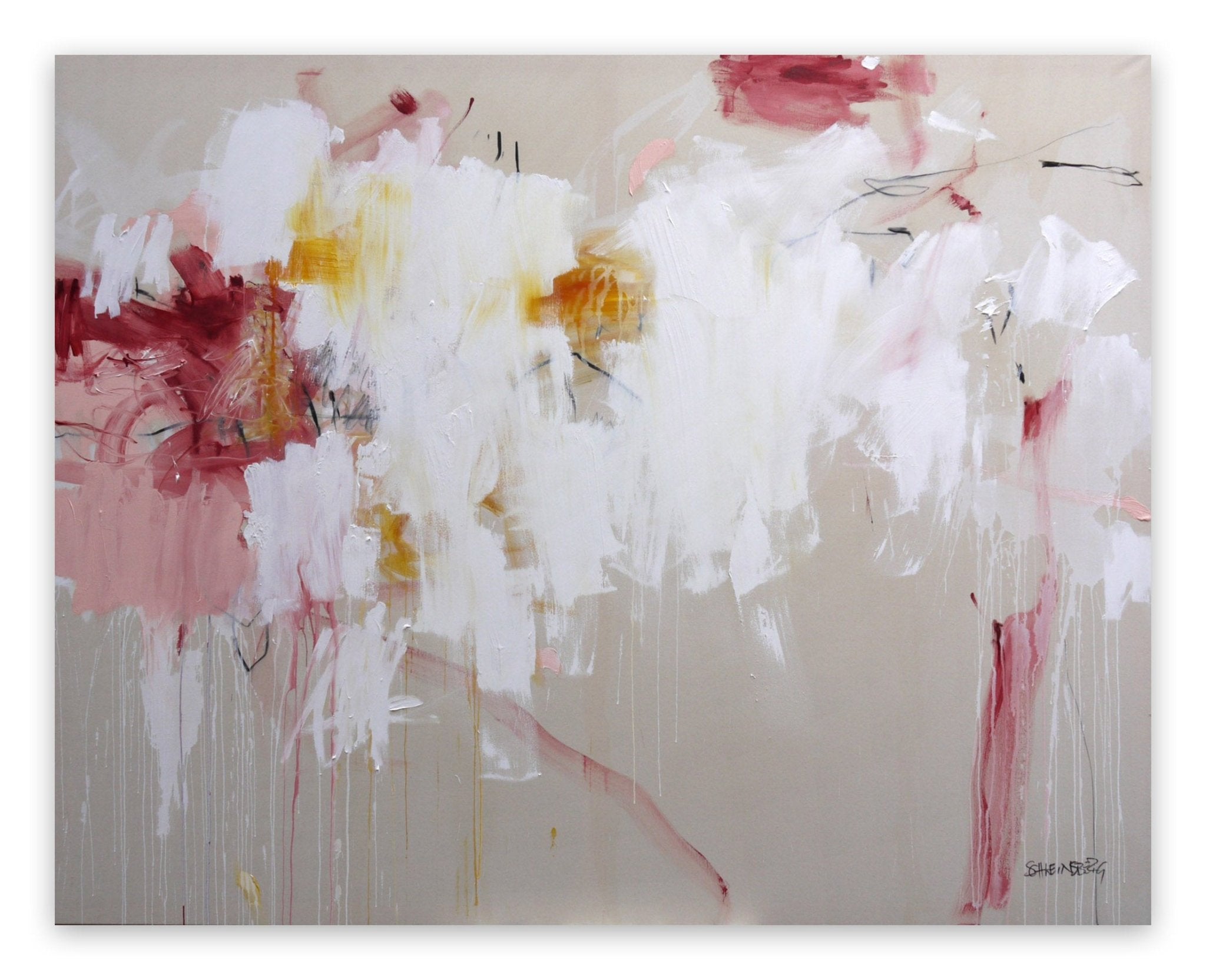 A Breath of Summer II - Daniela Schweinsberg - Abstract Painting - Ideelart