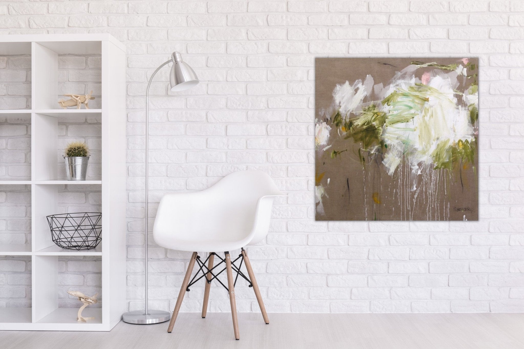 A Breath of Summer III - Daniela Schweinsberg - Abstract Painting - Ideelart