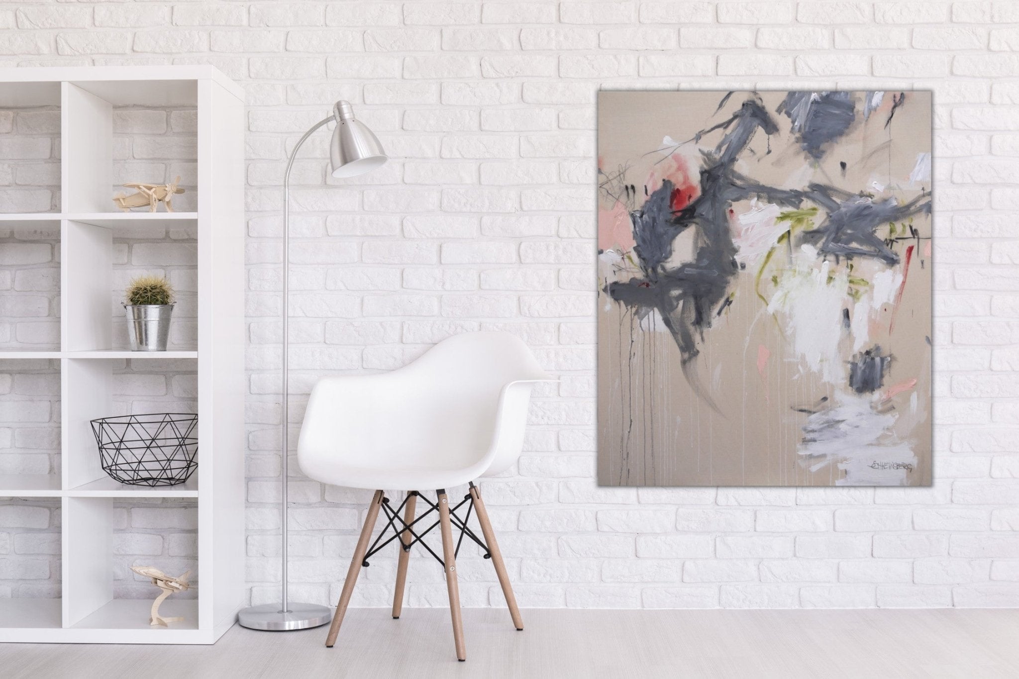 A Breath of Summer VIII - Daniela Schweinsberg - Abstract Painting - Ideelart