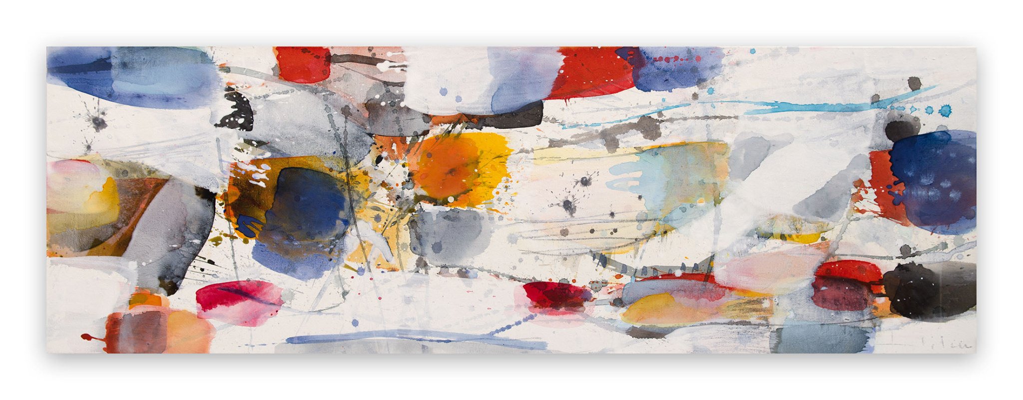 Find a way through the clouds - Greet Helsen - Abstract Painting - Ideelart