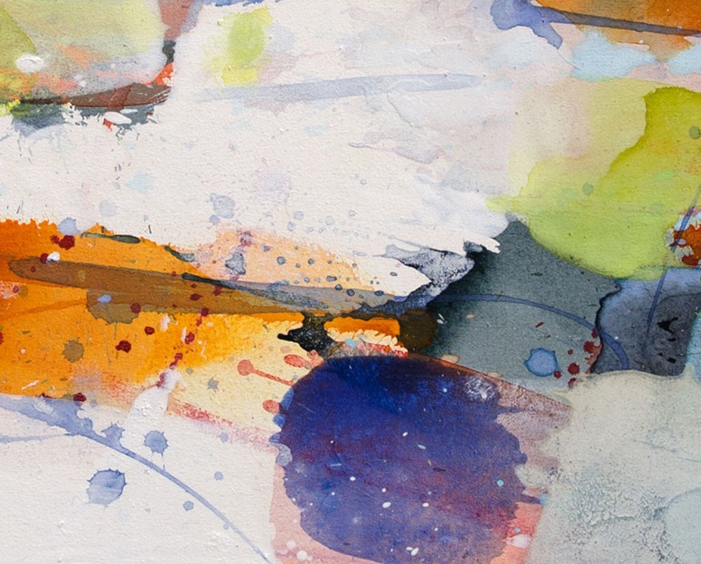 Flapping In The Wind - Greet Helsen - Abstract Painting - Ideelart