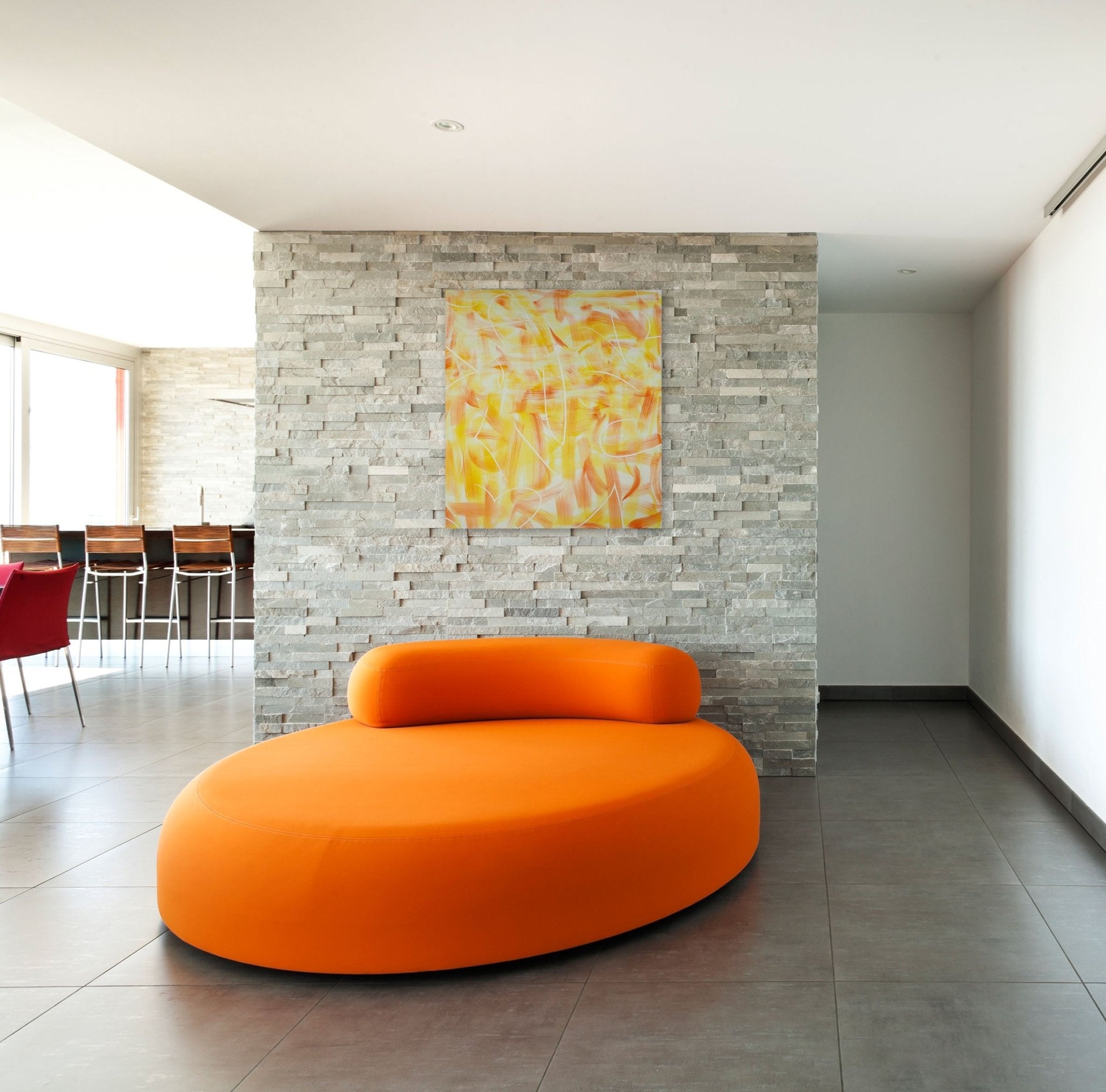 Space Groove 4 - Jessica Snow - Abstract Painting - Ideelart