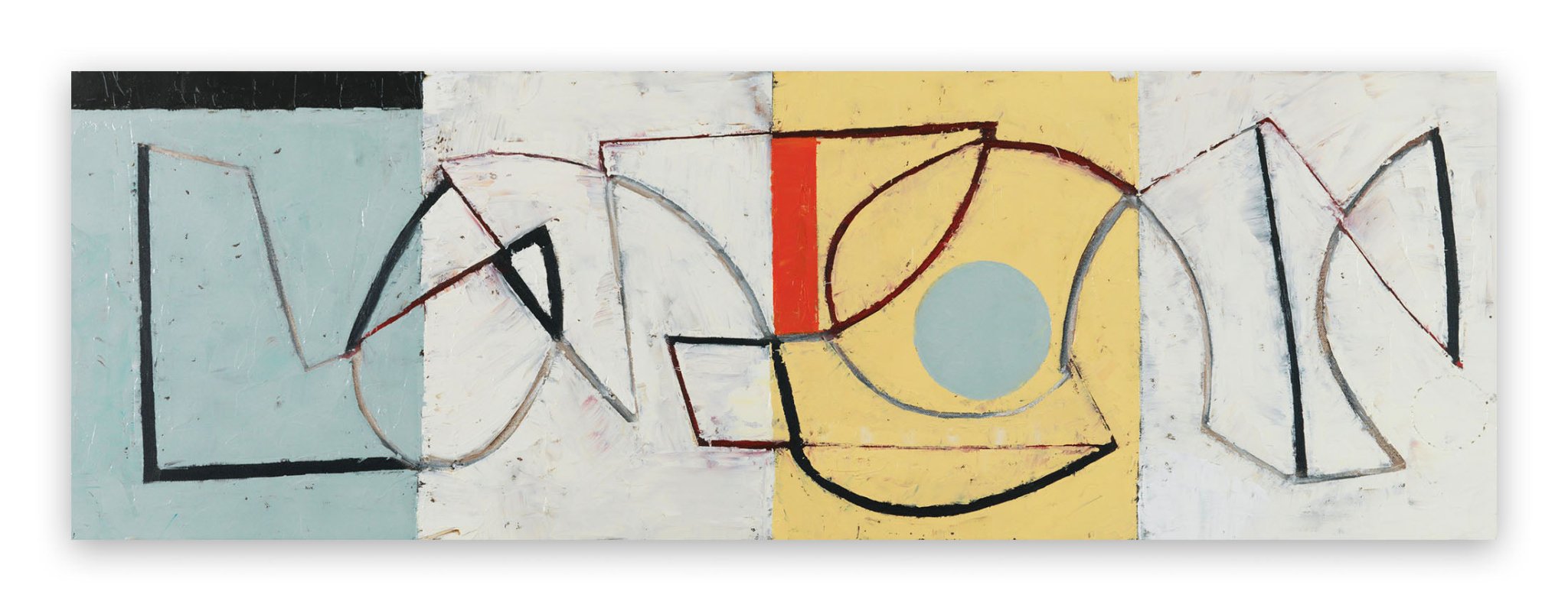 Coastal Rhythms - Jeremy Annear - Abstract Painting - Ideelart