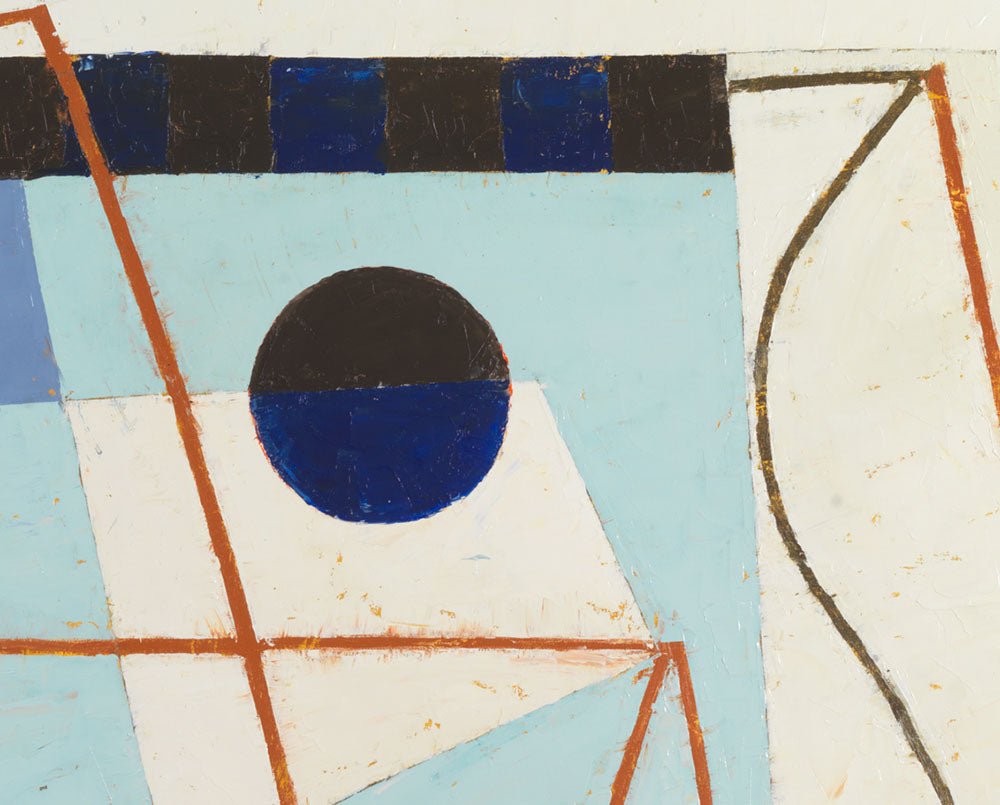 Sonar Blue III - Jeremy Annear - Abstract Painting - Ideelart