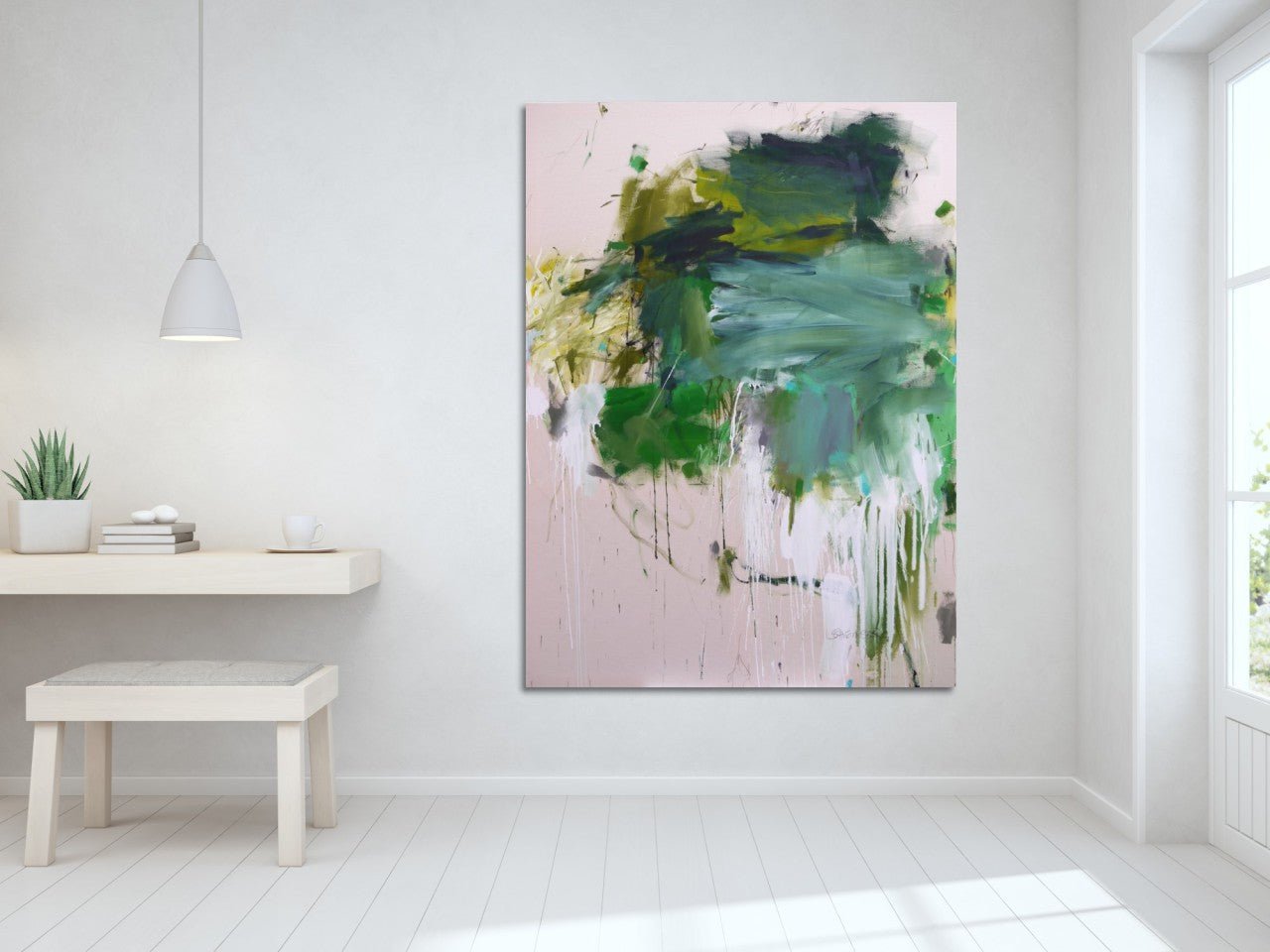 The Color of Hope - Daniela Schweinsberg - Abstract Painting - Ideelart