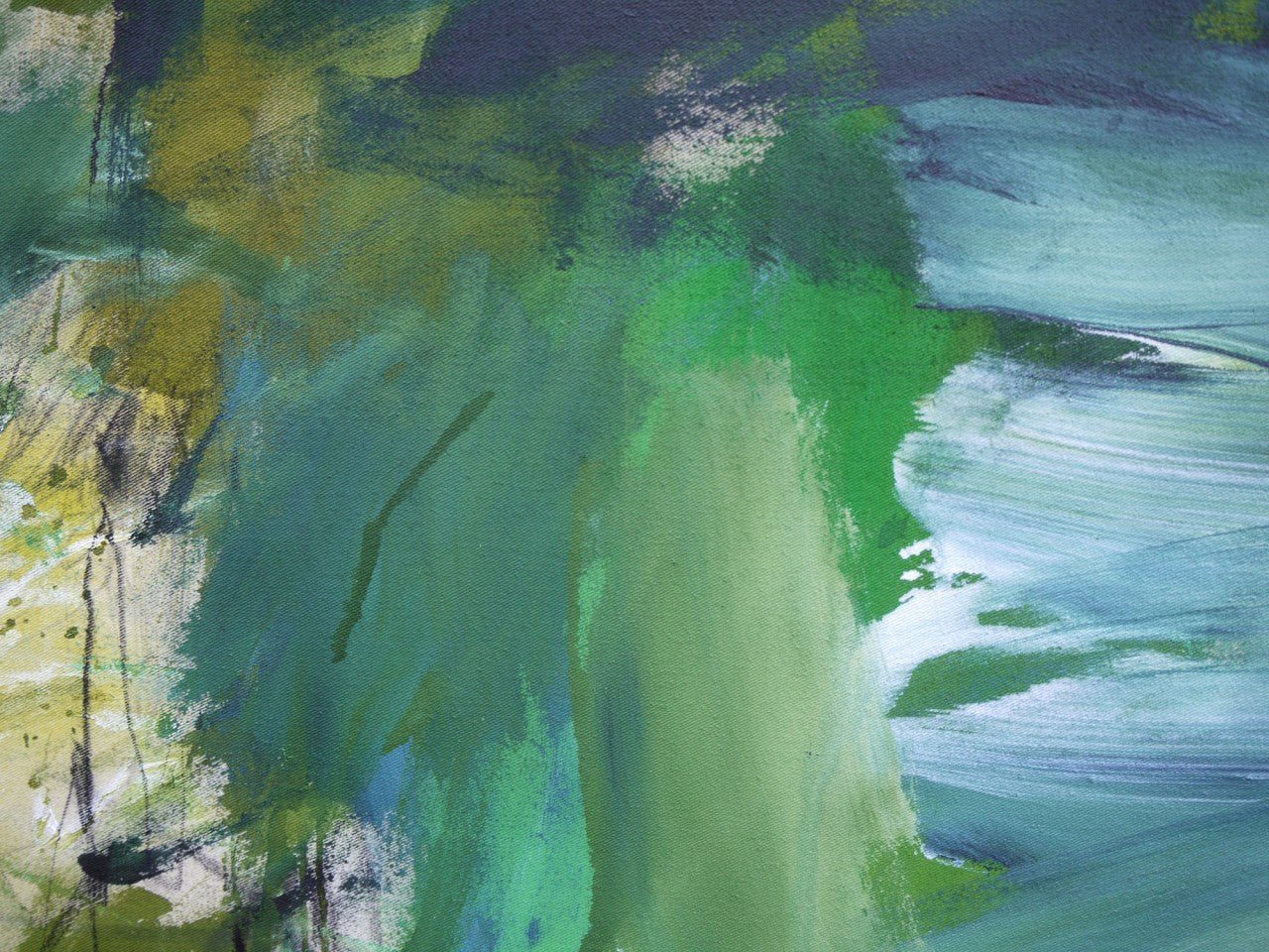 The Color of Hope - Daniela Schweinsberg - Abstract Painting - Ideelart