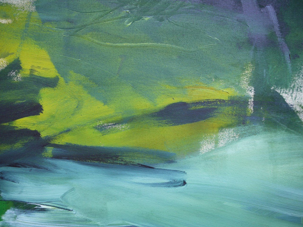 The Color of Hope - Daniela Schweinsberg - Abstract Painting - Ideelart