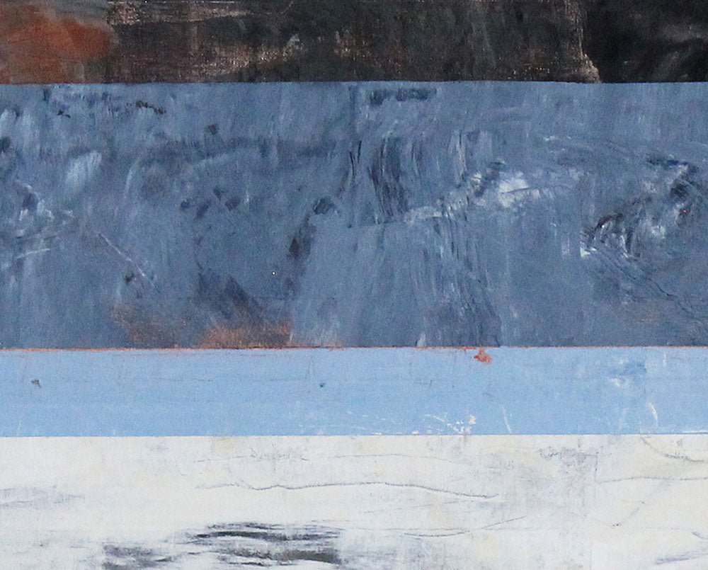 The Charred Sea - Clay Johnson - Abstract Painting - Ideelart