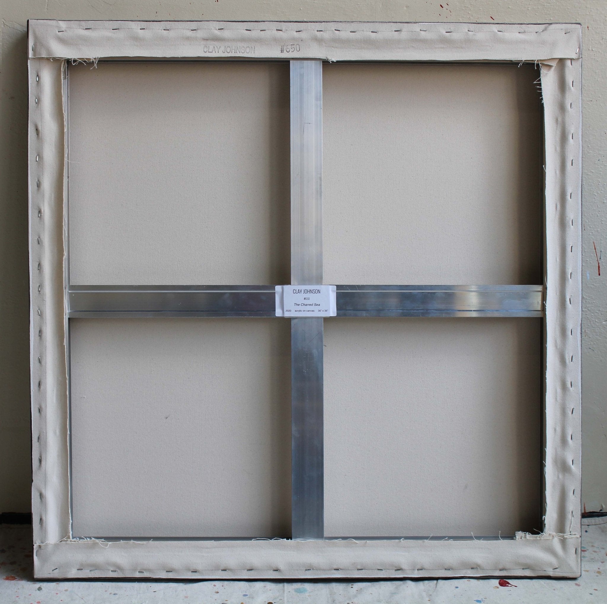 The Charred Sea - Clay Johnson - Abstract Painting - Ideelart