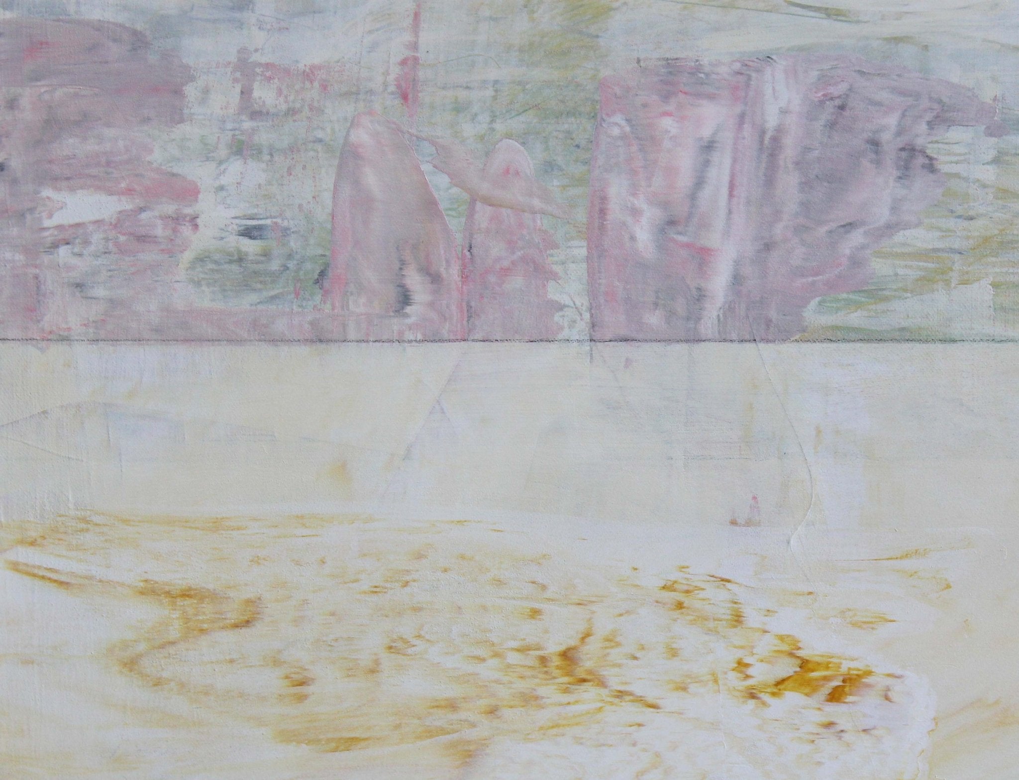 What I heard - Clay Johnson - Abstract Painting - Ideelart