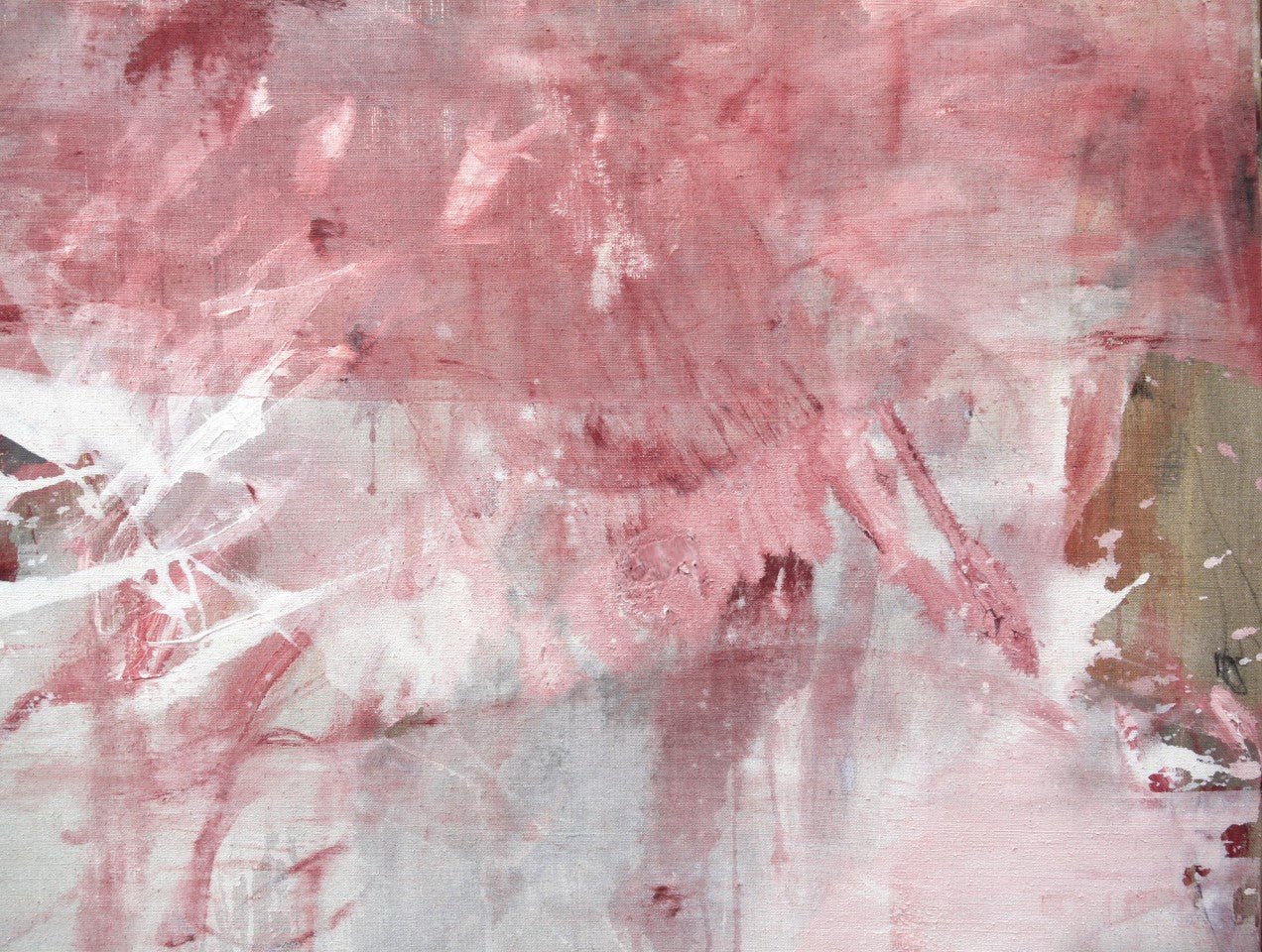 Pink Noise (Abstract Expressionism) - Daniela Schweinsberg - Abstract Painting - Ideelart