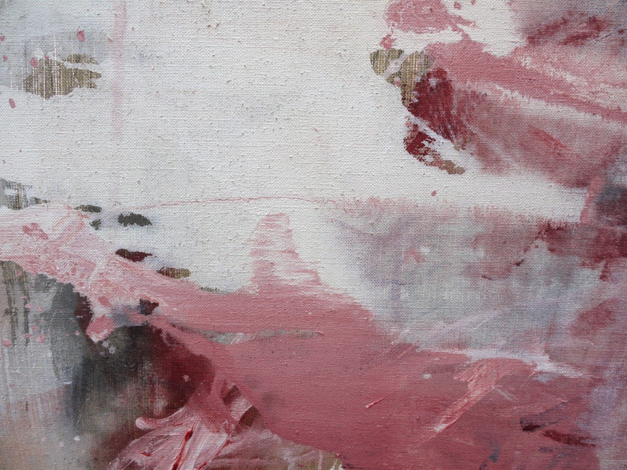 Pink Noise (Abstract Expressionism) - Daniela Schweinsberg - Abstract Painting - Ideelart