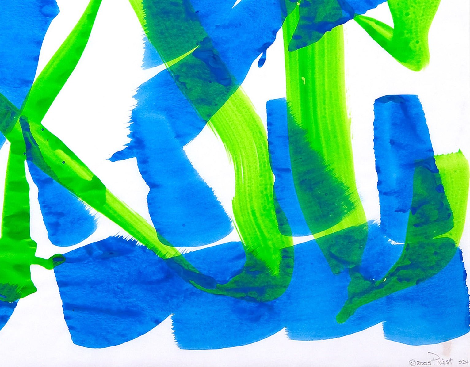 Dolphin Dance 24 - Ellen Priest - Abstract Painting - Ideelart