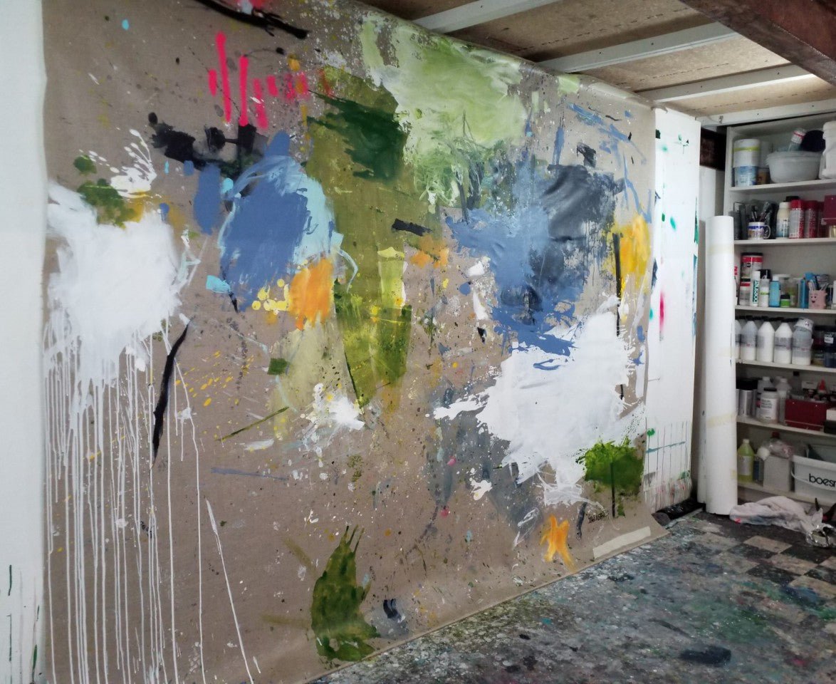 Interstellar Voyage II - Daniela Schweinsberg - Abstract Painting - Ideelart