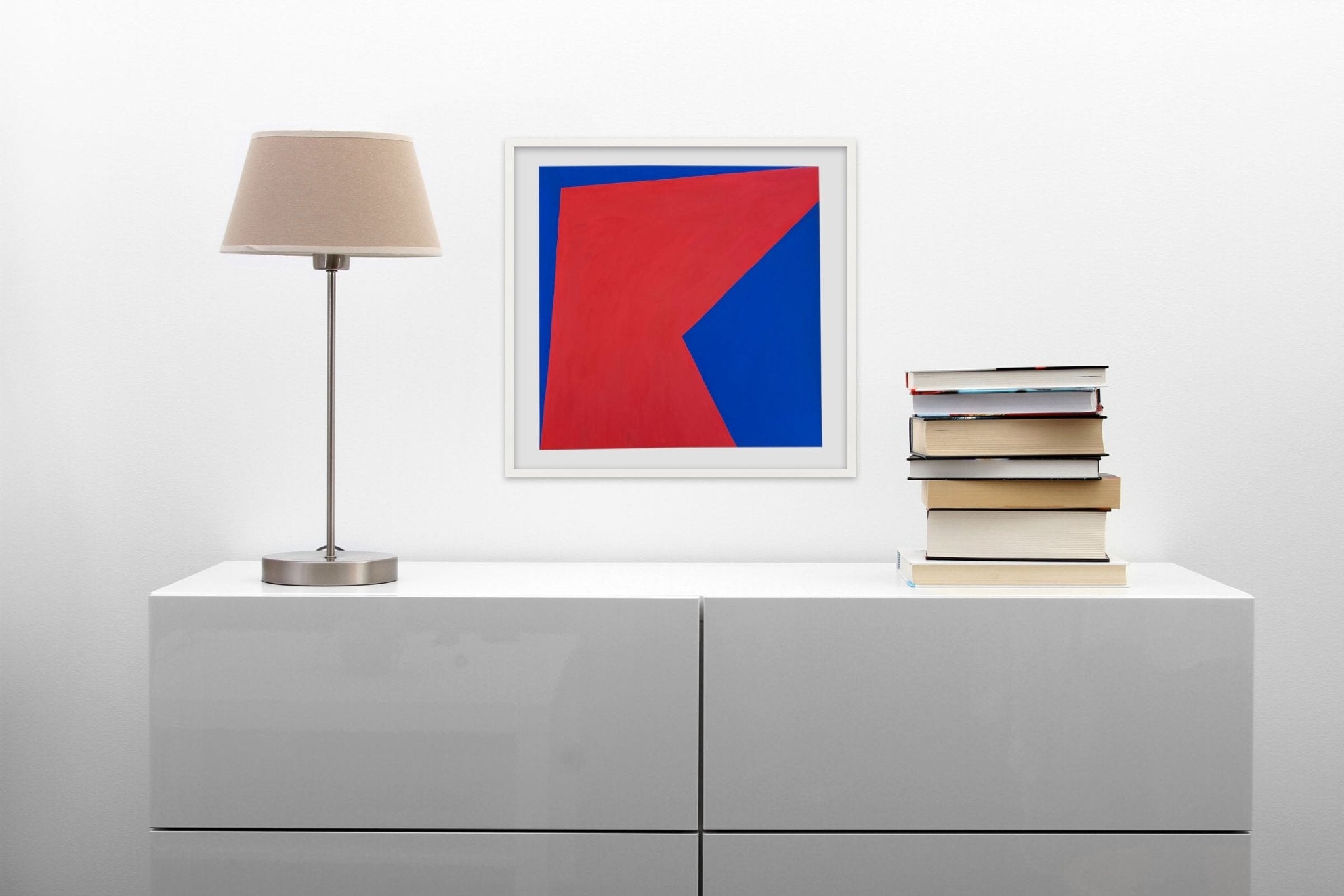 Cut - Up Paper 2001 - Ulla Pedersen - Abstract Painting - Ideelart