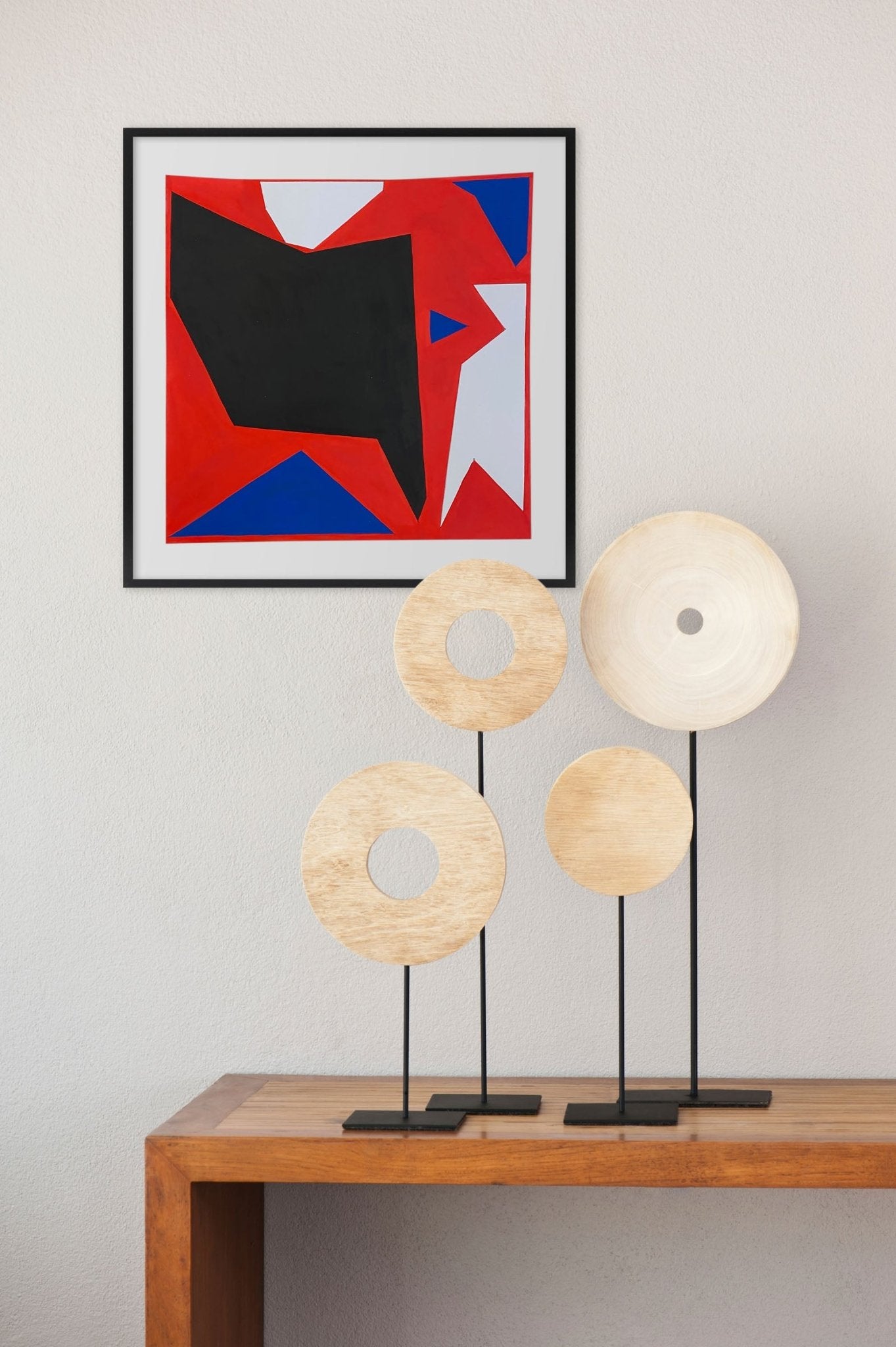 Cut - Up Paper 2004 - Ulla Pedersen - Abstract Painting - Ideelart