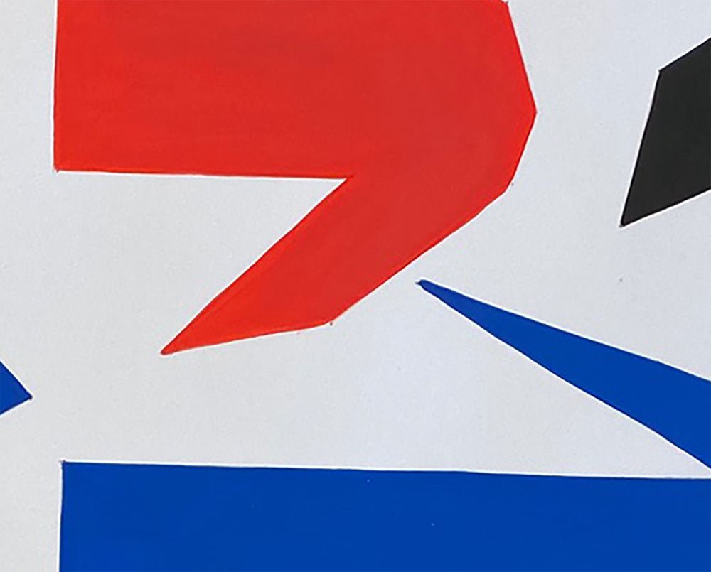 Cut - Up Paper 2005 - Ulla Pedersen - Abstract Painting - Ideelart